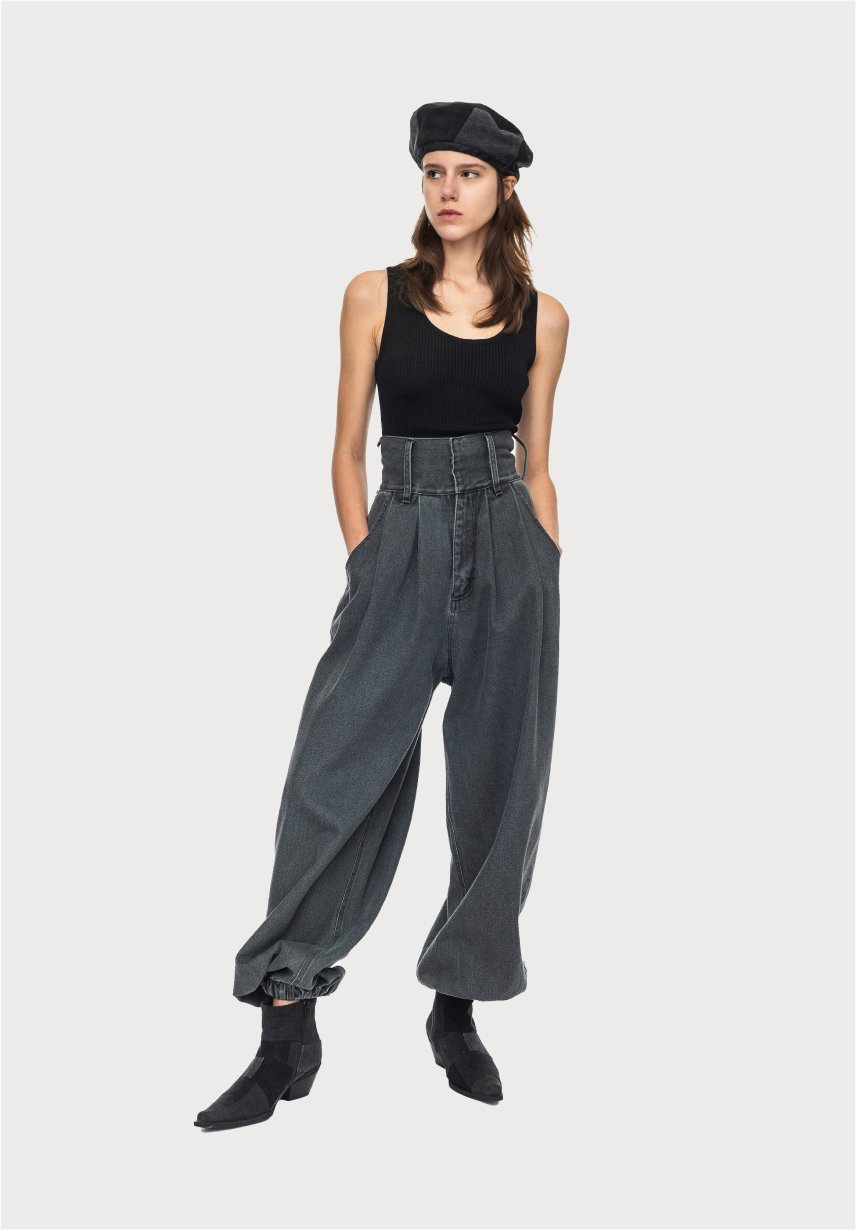 Buy Cossack Jeans – Bottoms by Ksenia Schnaider | Ethical & Sustainable Fashion