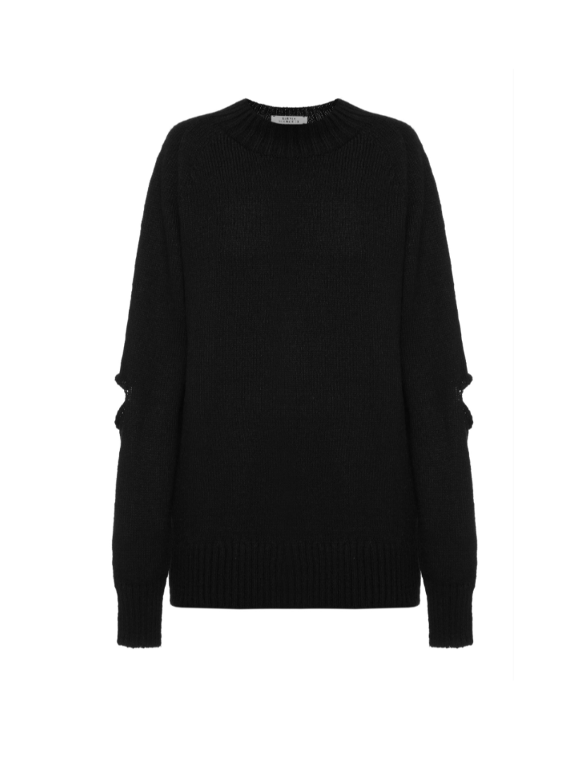 Oversize Sweater with Elbow Cuts image