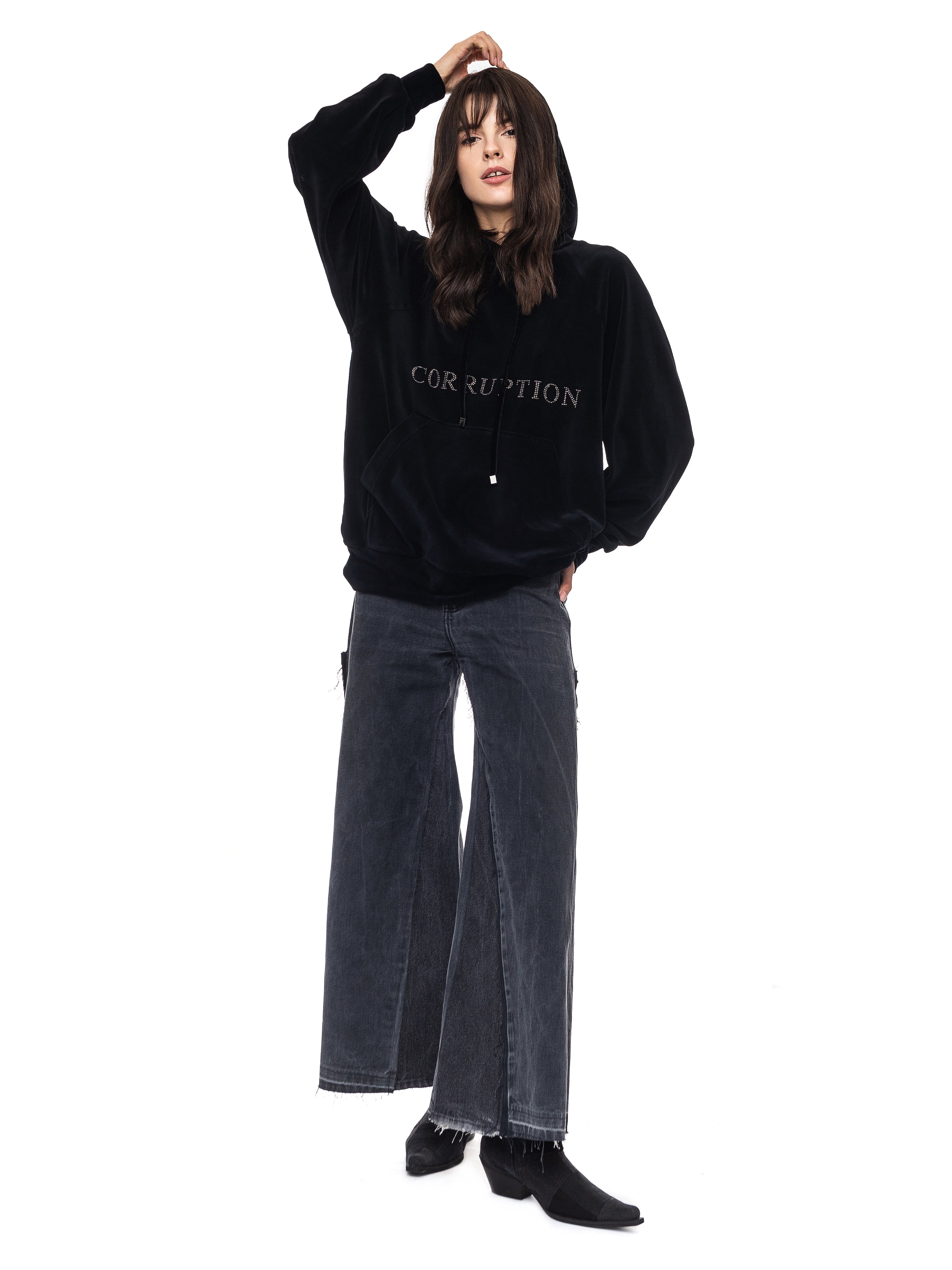 Velour Сorruption Hoodie image