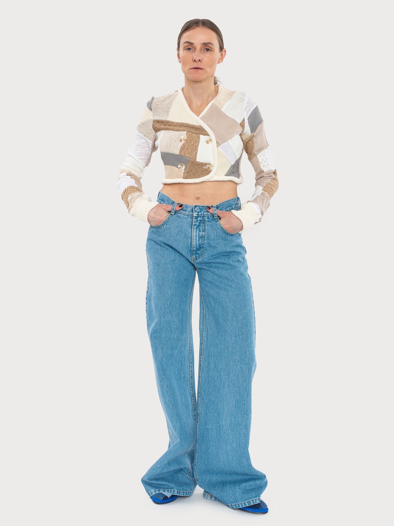 Buy Flared Jeans – Bottoms by Ksenia Schnaider | Ethical & Sustainable Fashion