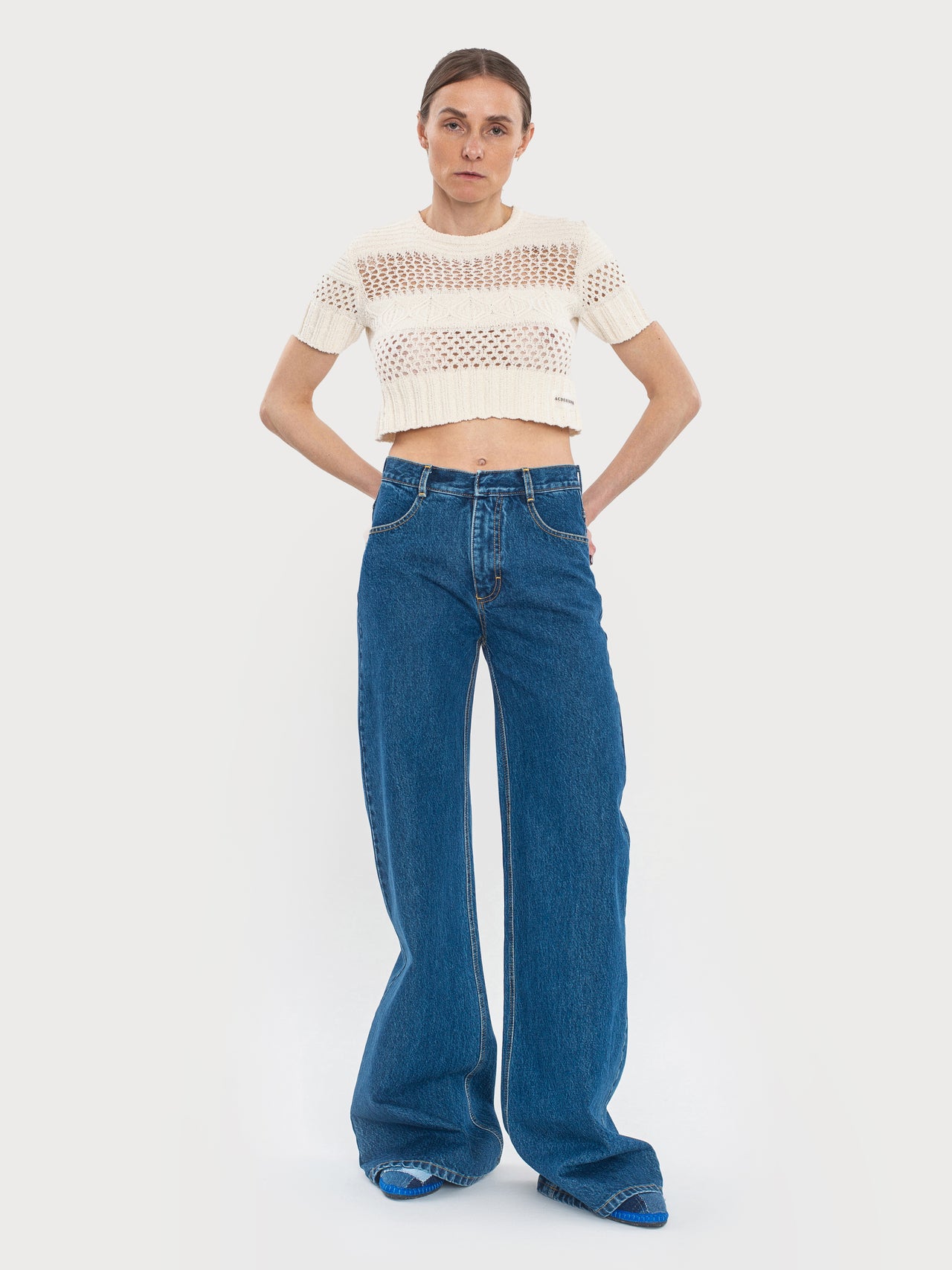 Buy Flared Jeans – Bottoms by Ksenia Schnaider | Ethical & Sustainable Fashion