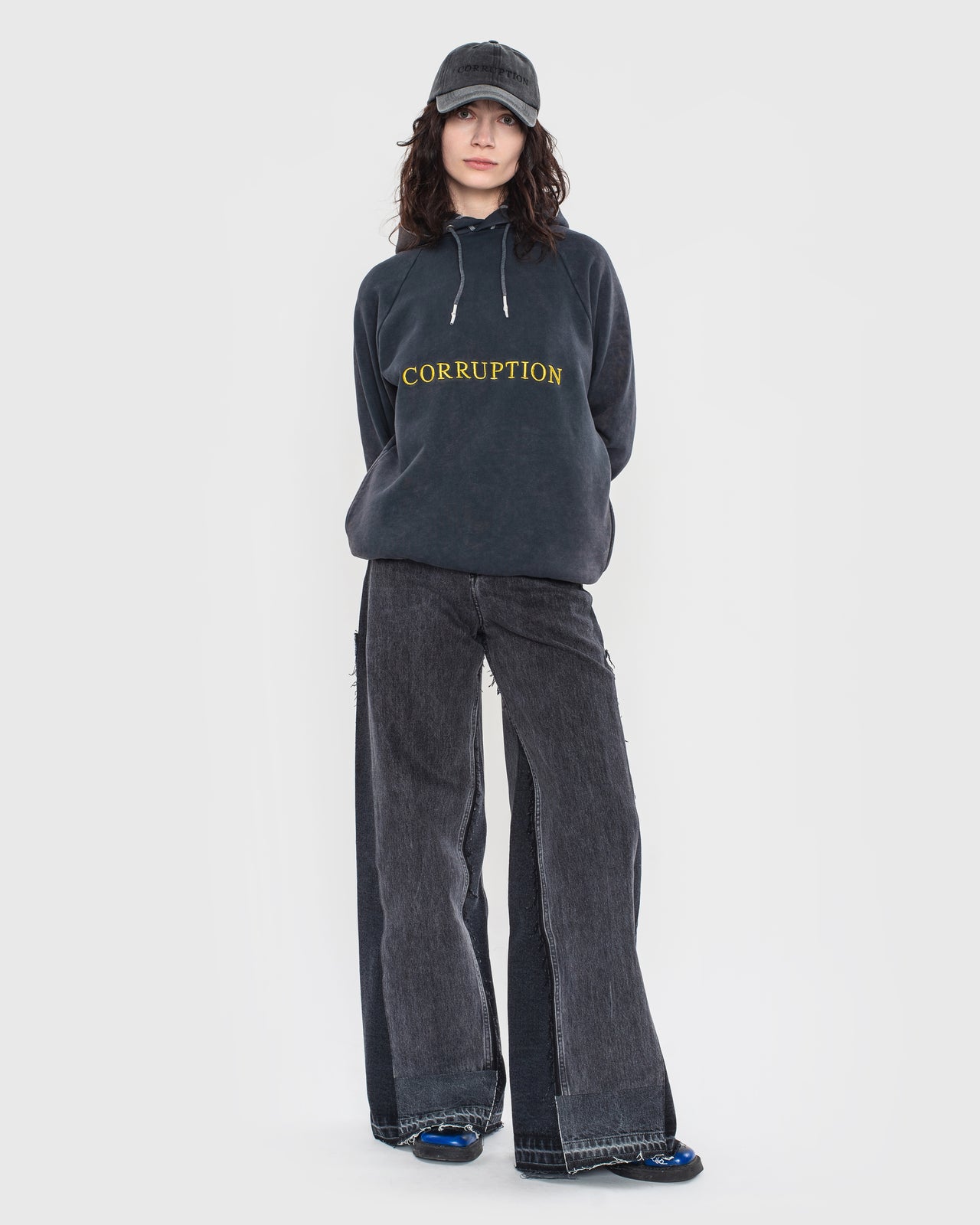 Buy Сorruption Hoodie – Tops by Ksenia Schnaider | Ethical & Sustainable Fashion