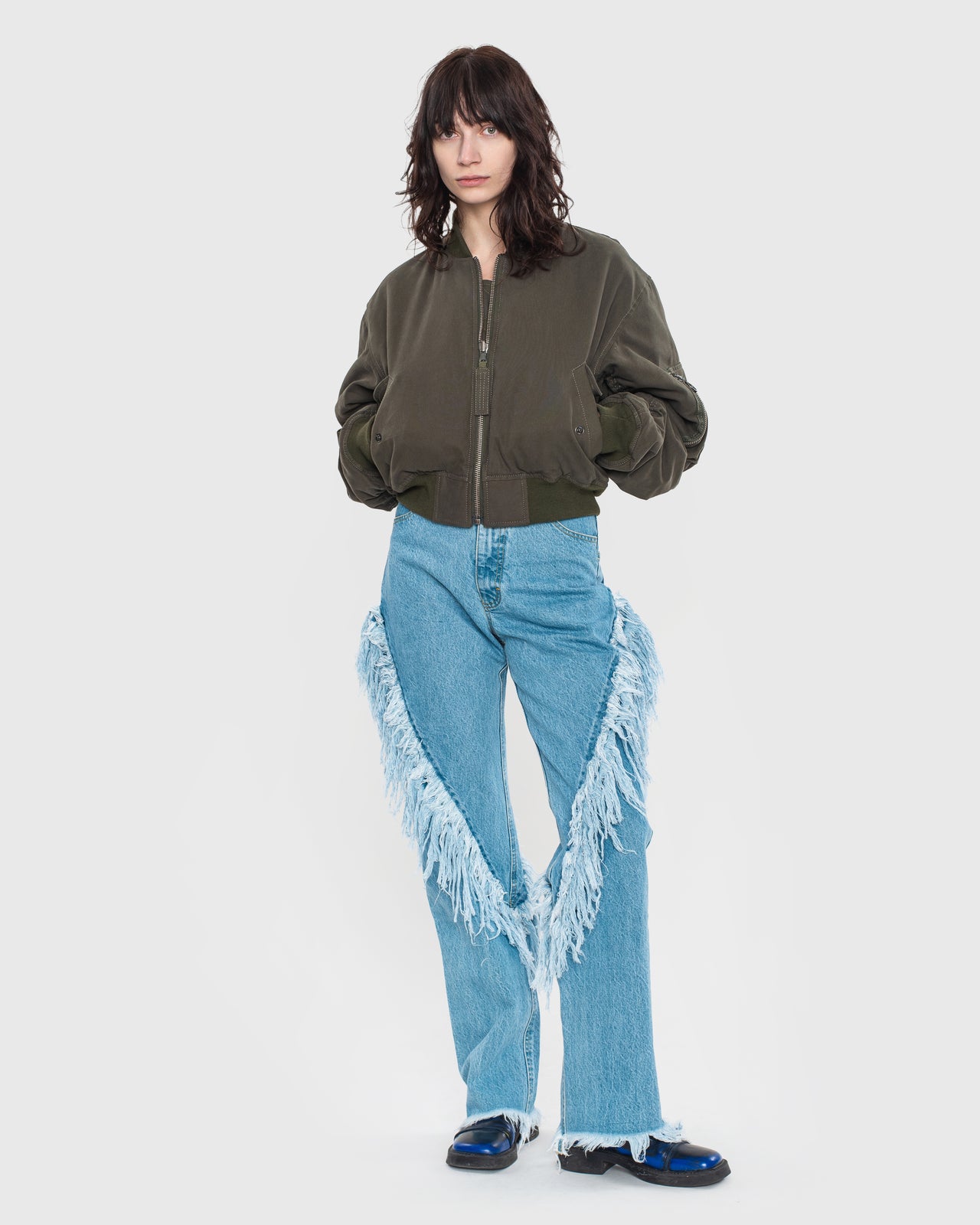 Buy Cropped Bomber – Outerwear by Ksenia Schnaider | Ethical & Sustainable Fashion