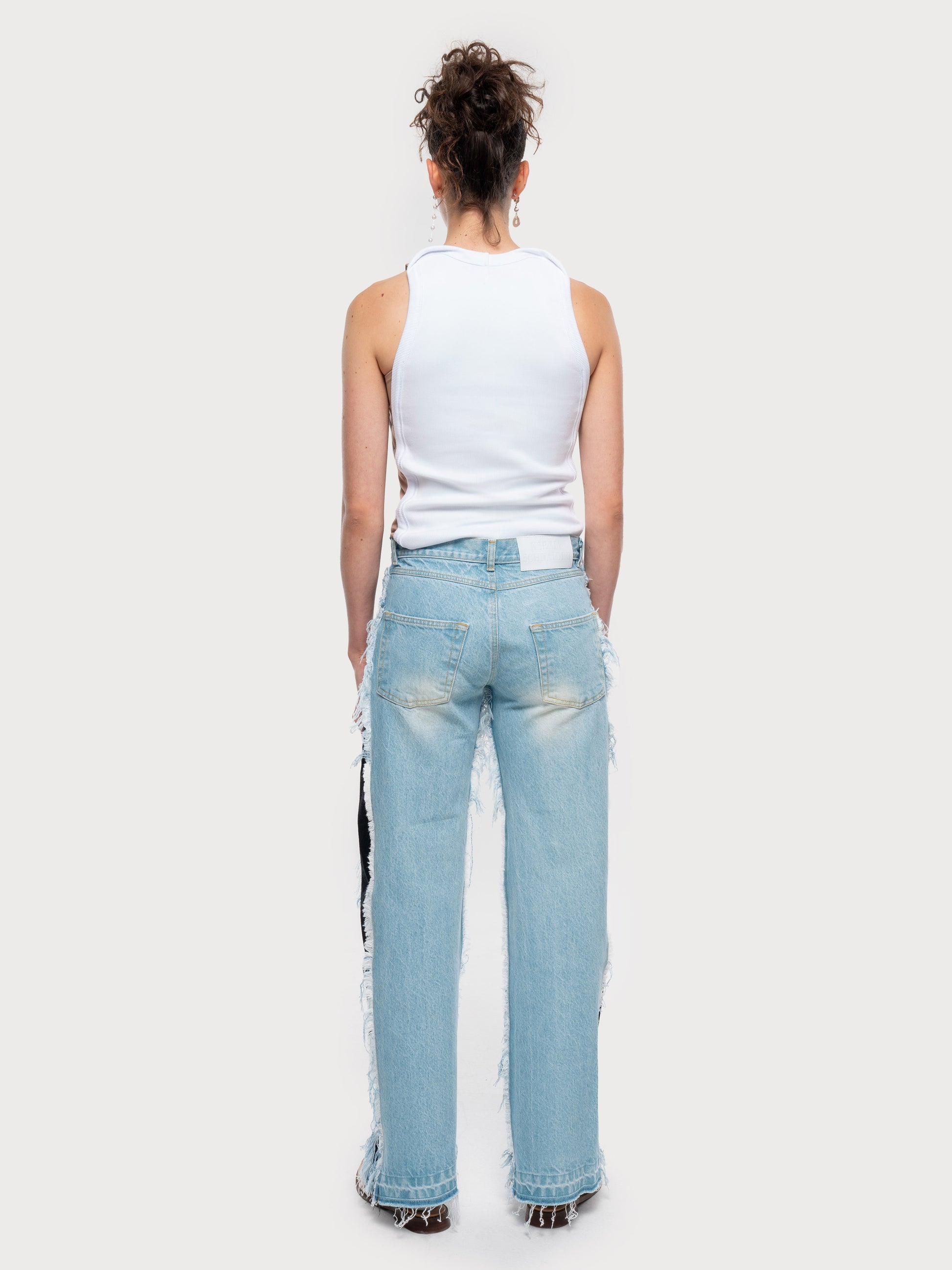 Buy Tank Top with Nude Side Panels – Tops by Ksenia Schnaider | Ethical & Sustainable Fashion