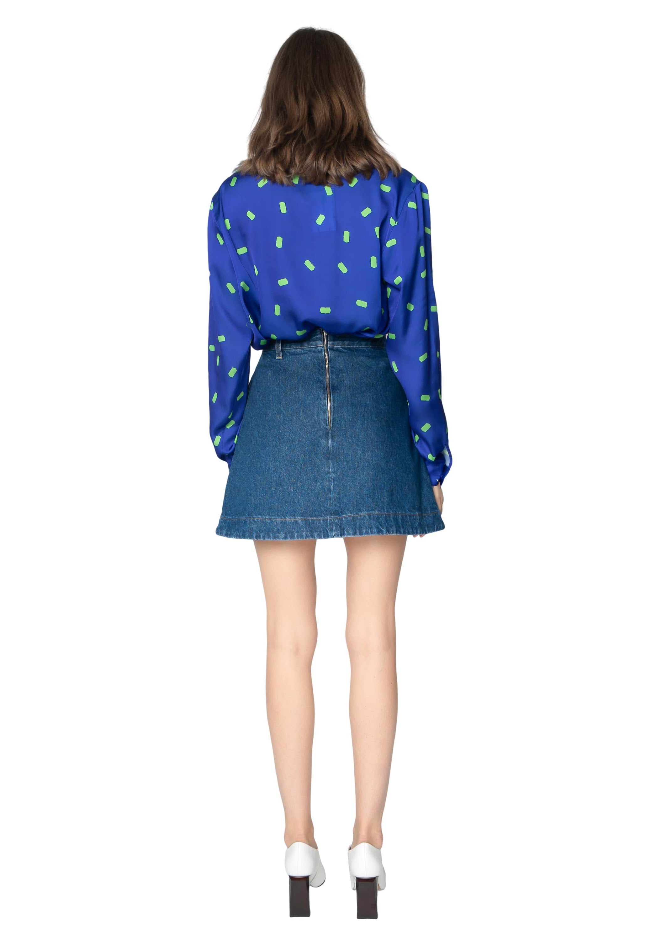 Denim Mini Skirt image