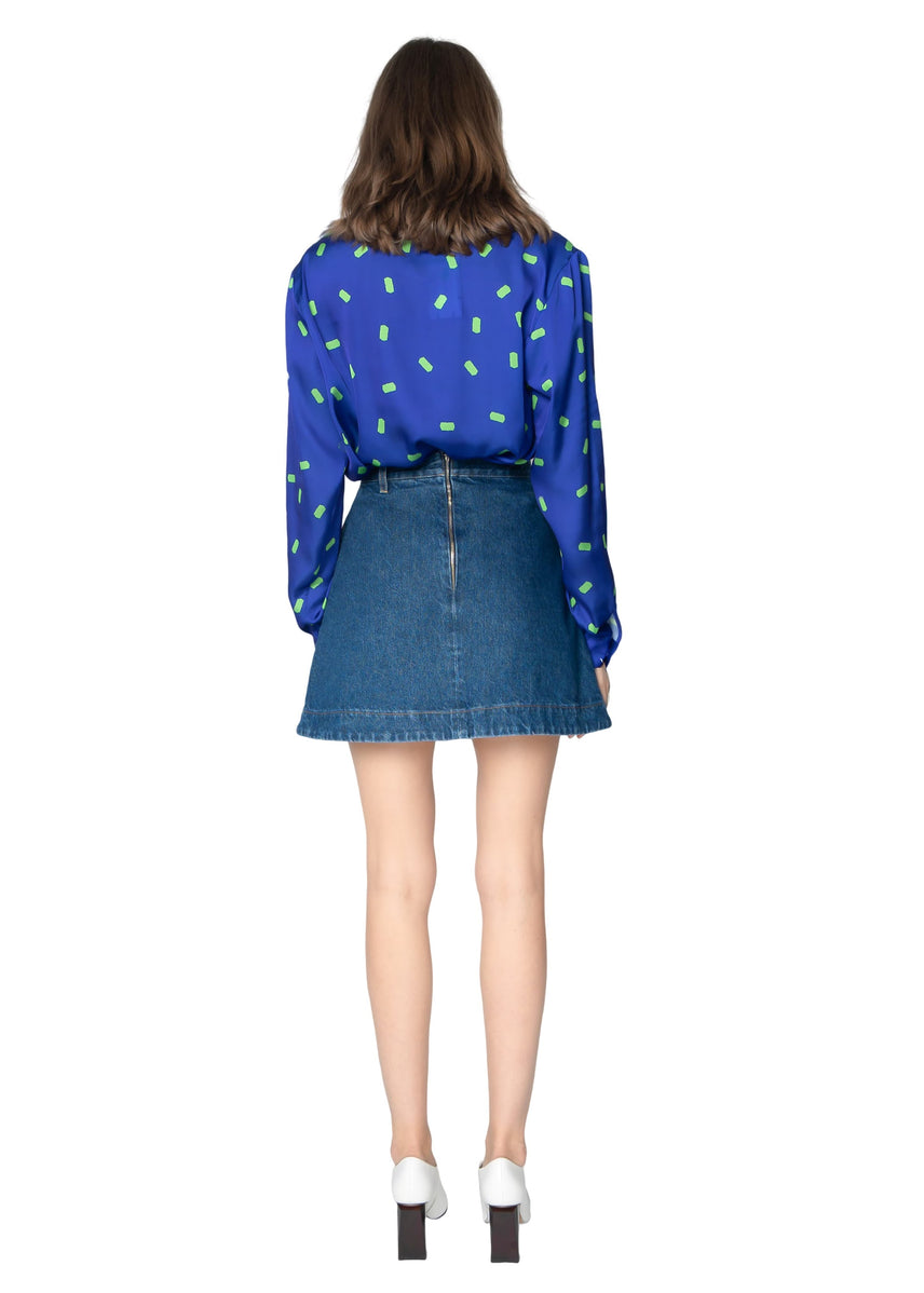 Denim Mini Skirt image