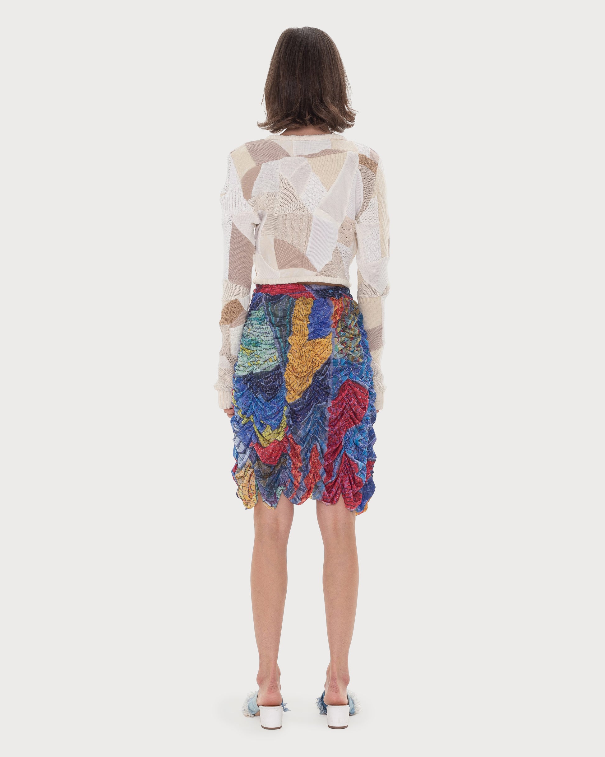 Buy 90’s Patchwork Cardigan – Tops by Ksenia Schnaider | Ethical & Sustainable Fashion