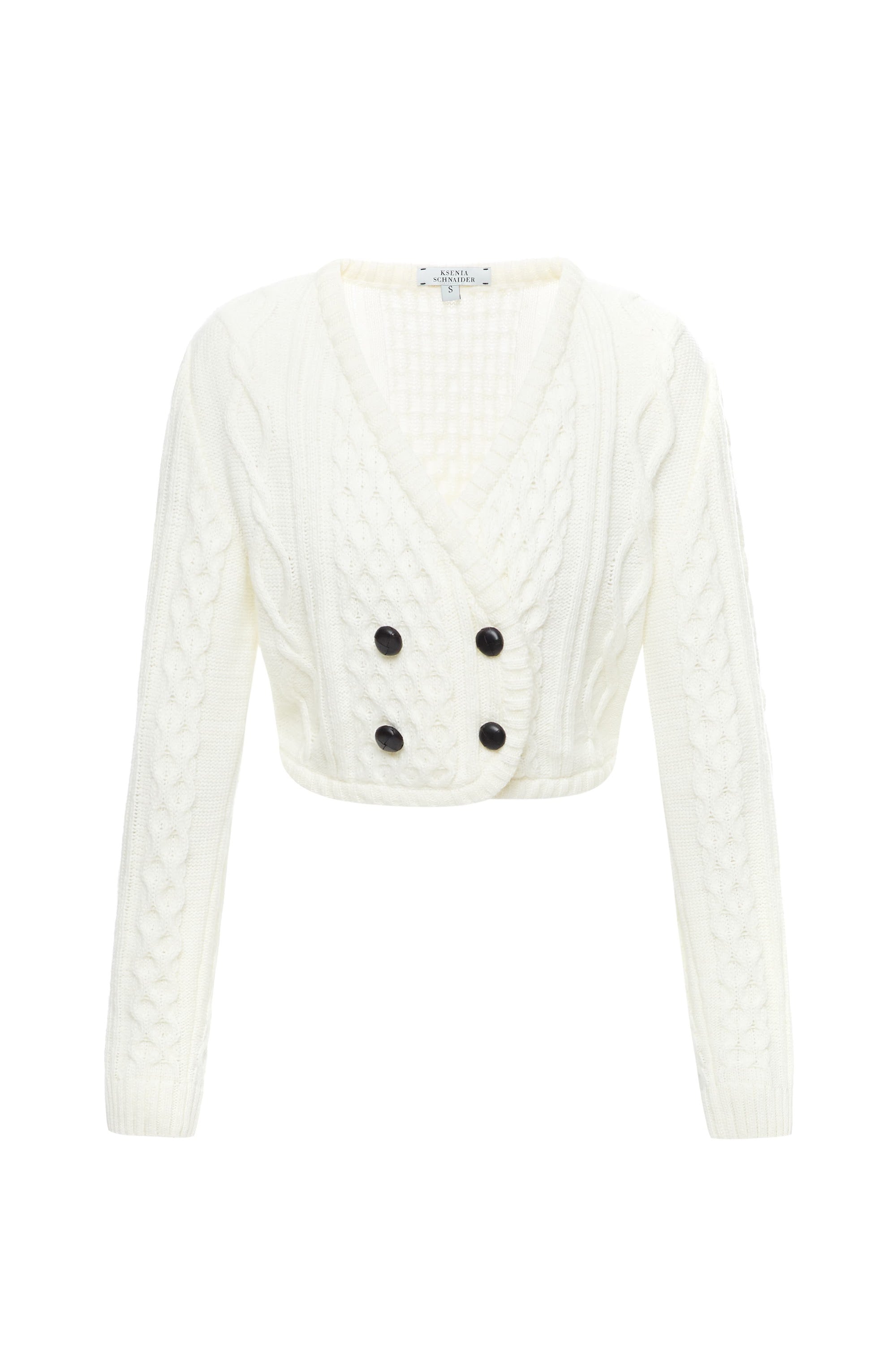 Double-Brested Knit Cardigan image