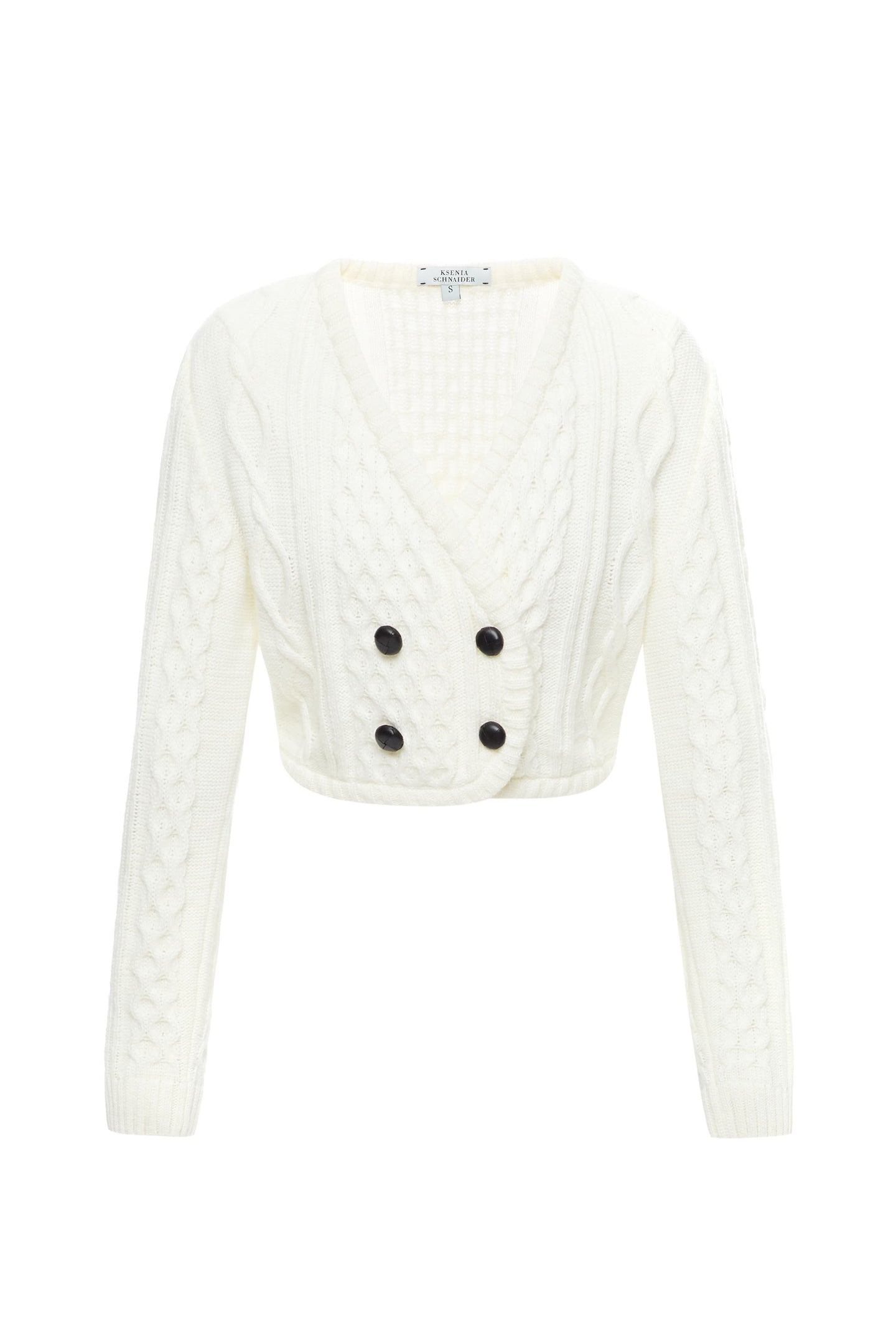 Double-Brested Knit Cardigan image