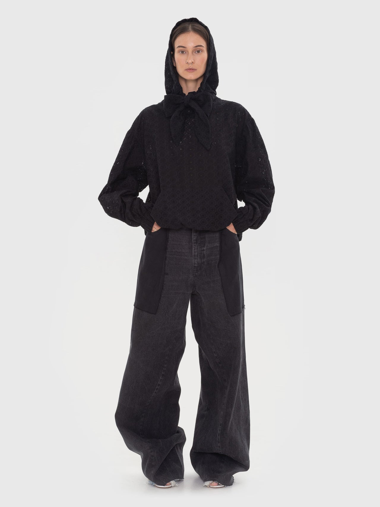 Reworked Jeans with Contrast Pockets