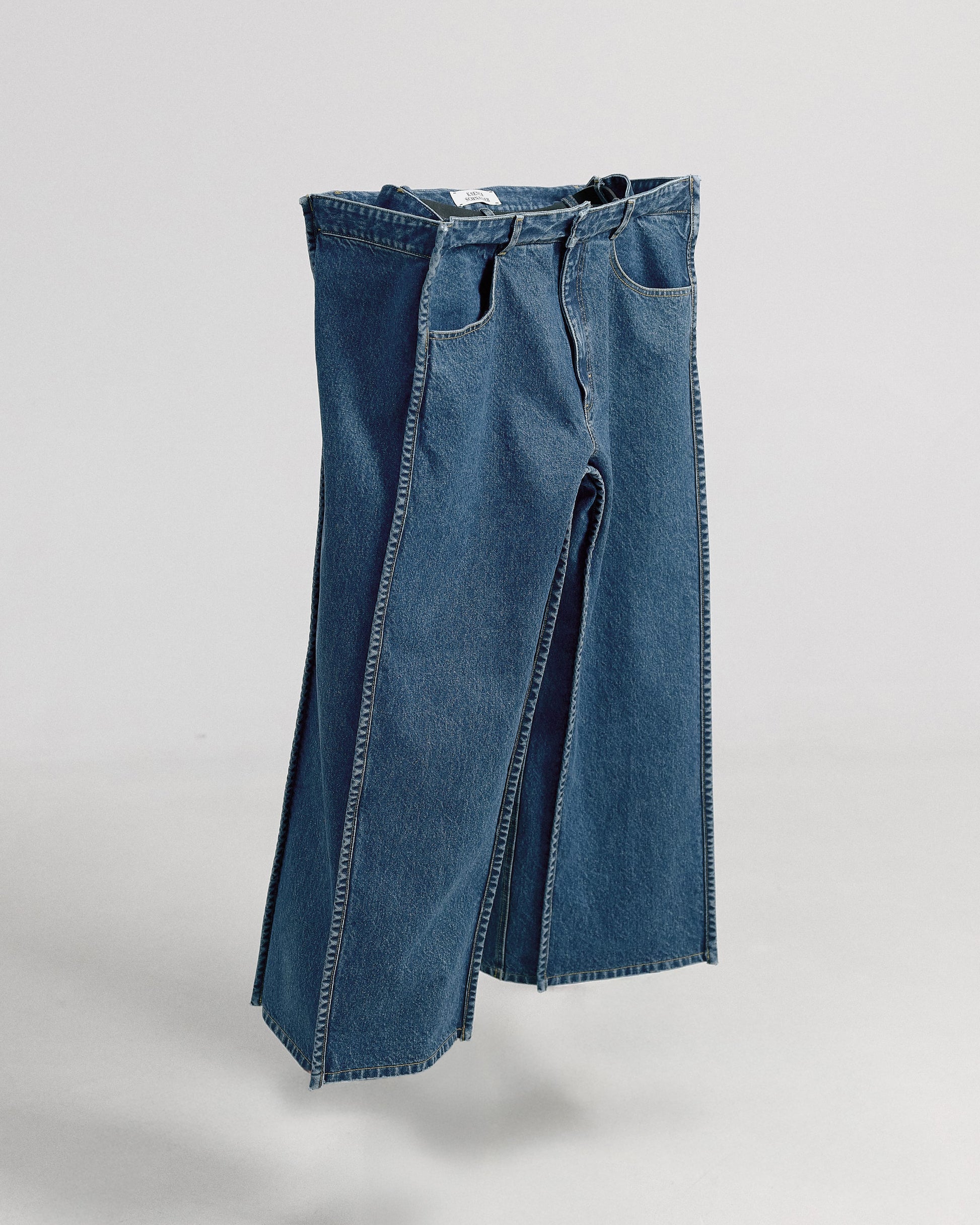 Buy Square Voluminous Jeans – by Ksenia Schnaider | Ethical & Sustainable Fashion