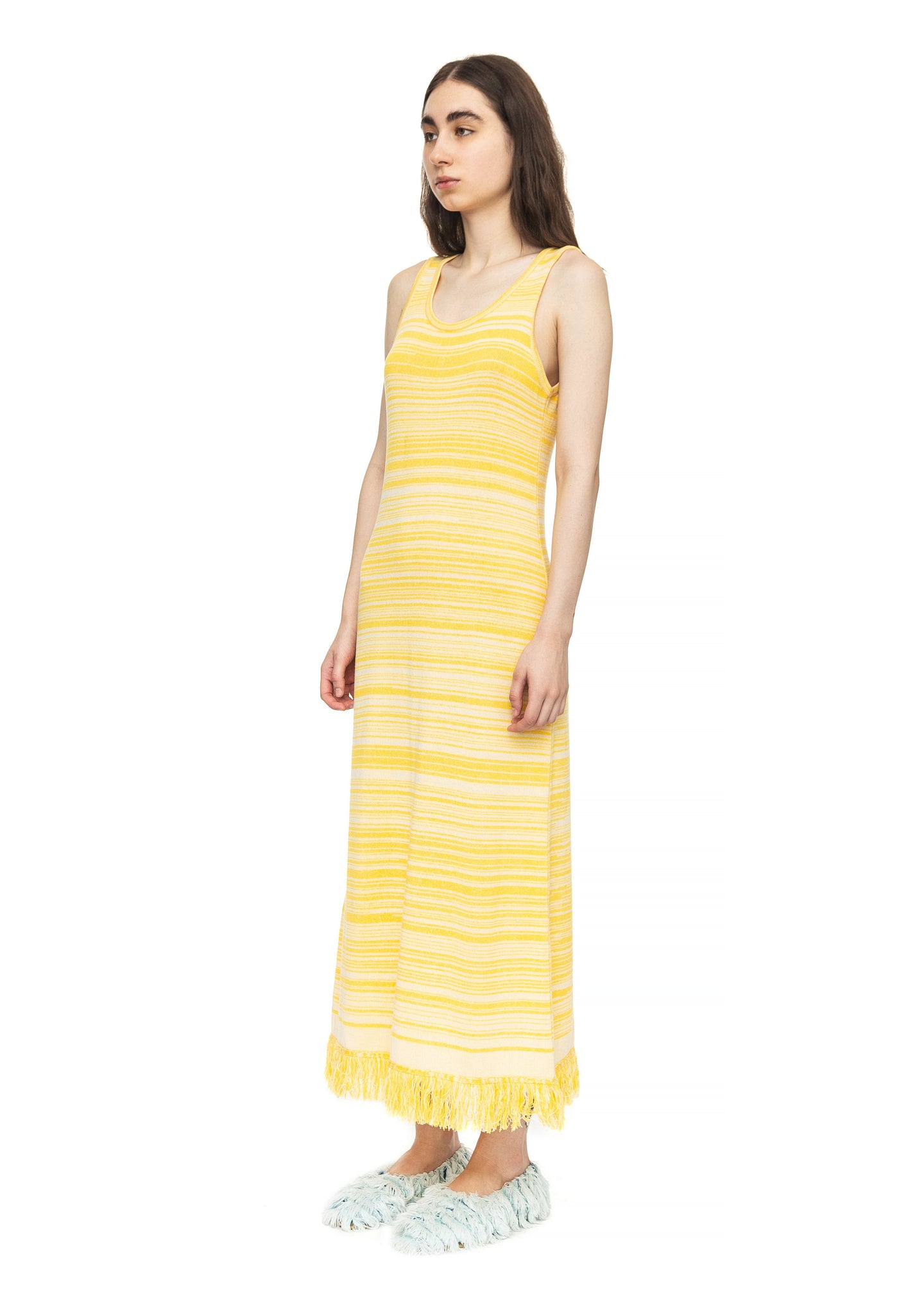 Yellow Knitted Dress image