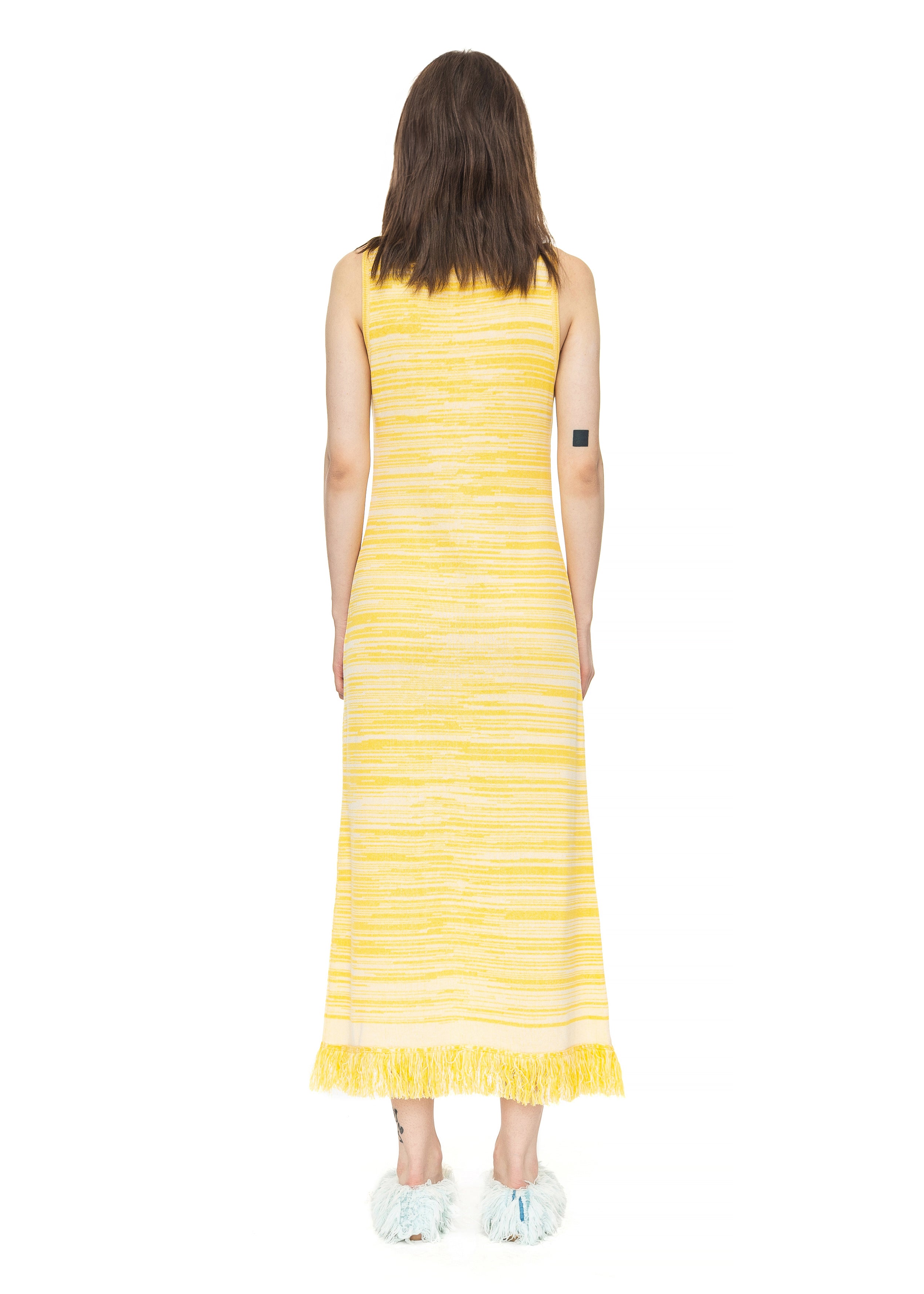 Yellow Knitted Dress image