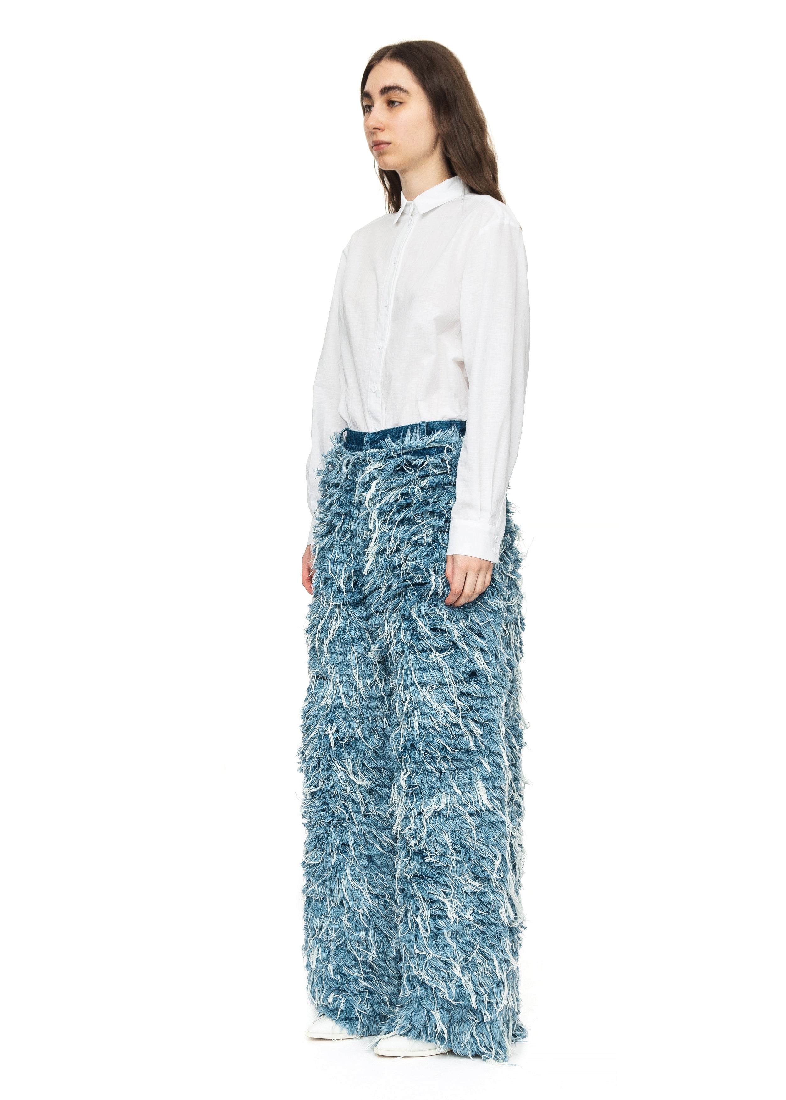 Wide Fur Jeans image