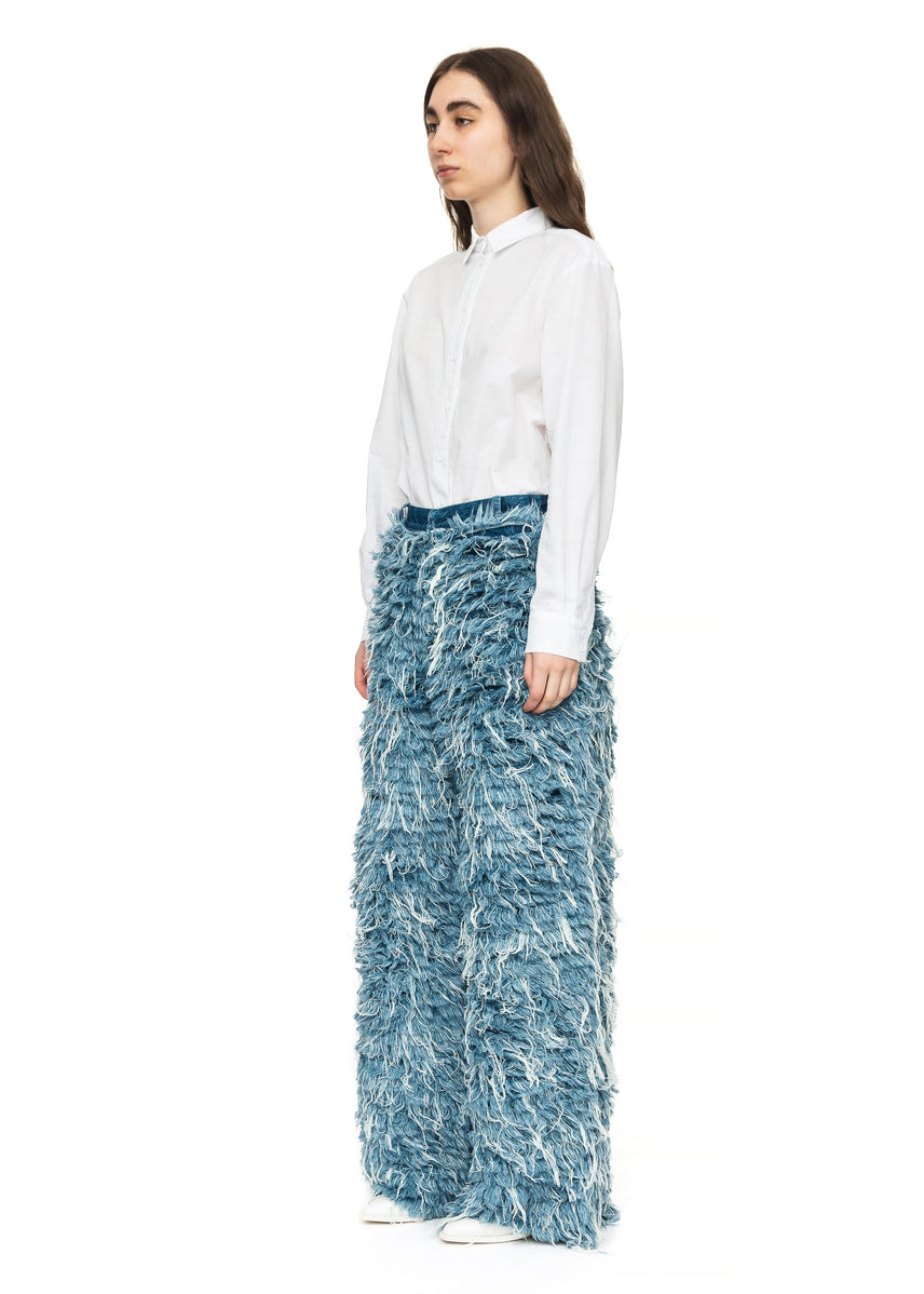 Wide Fur Jeans image