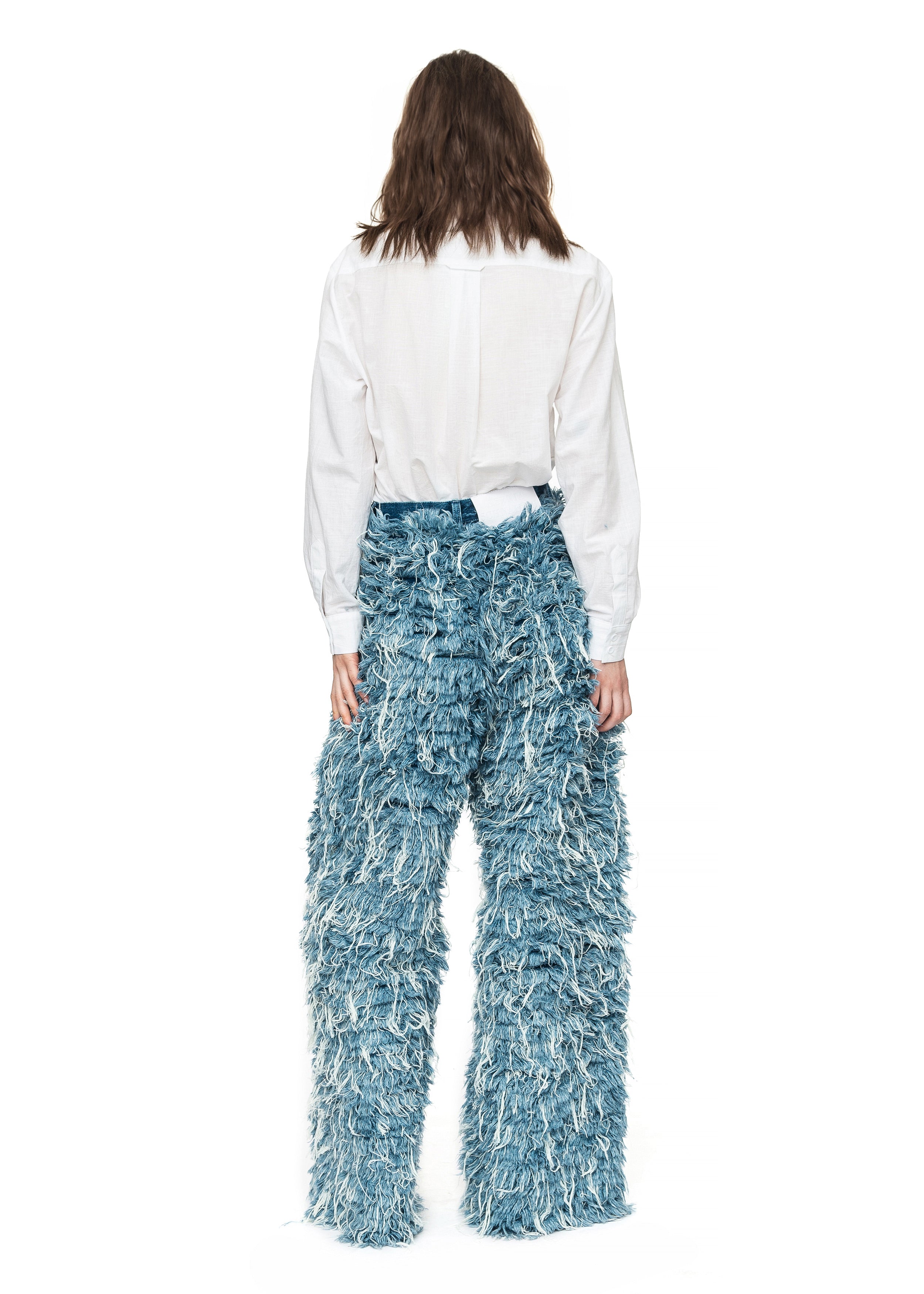 Wide Fur Jeans image