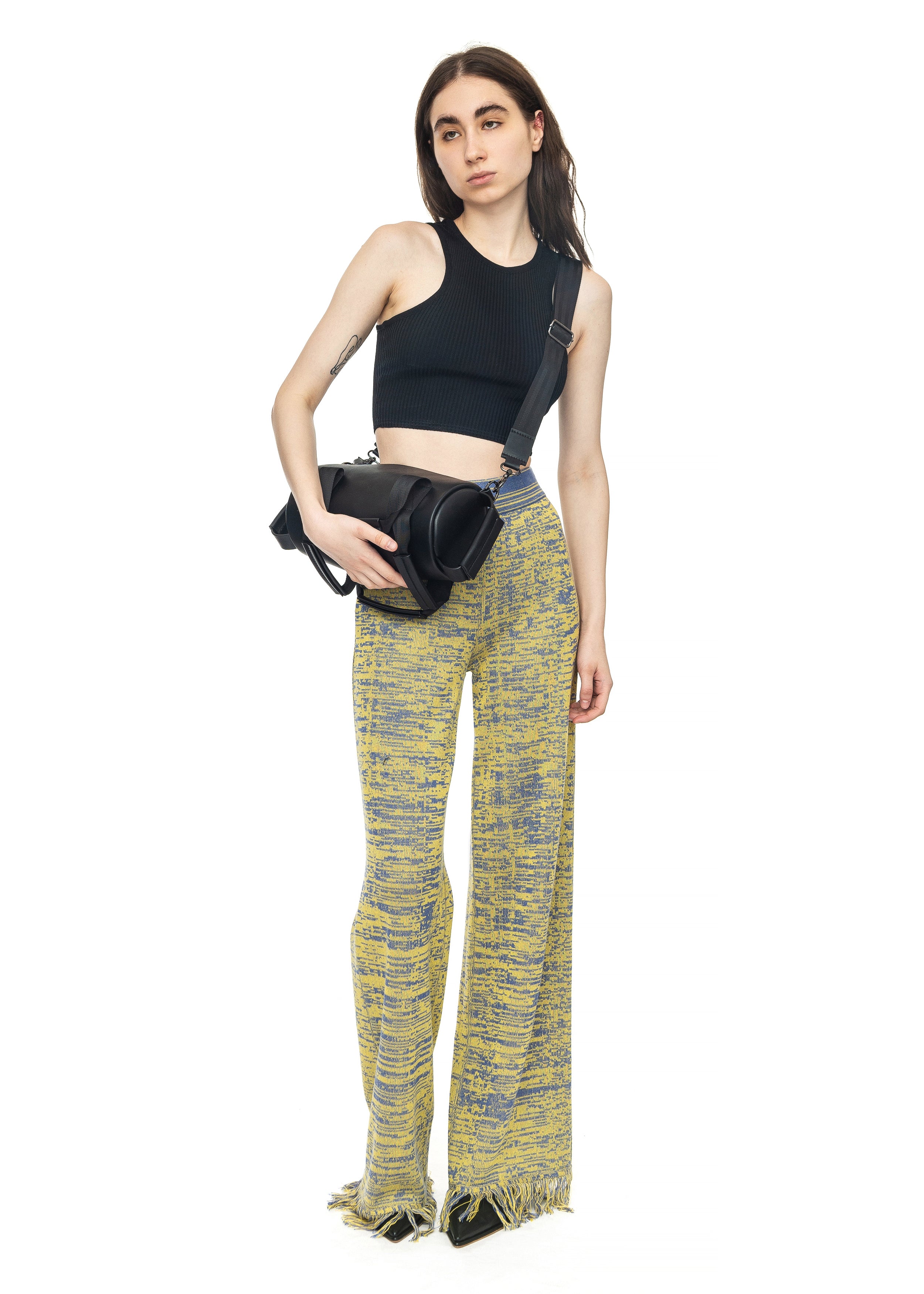 Knit Pants with Fringes UA image