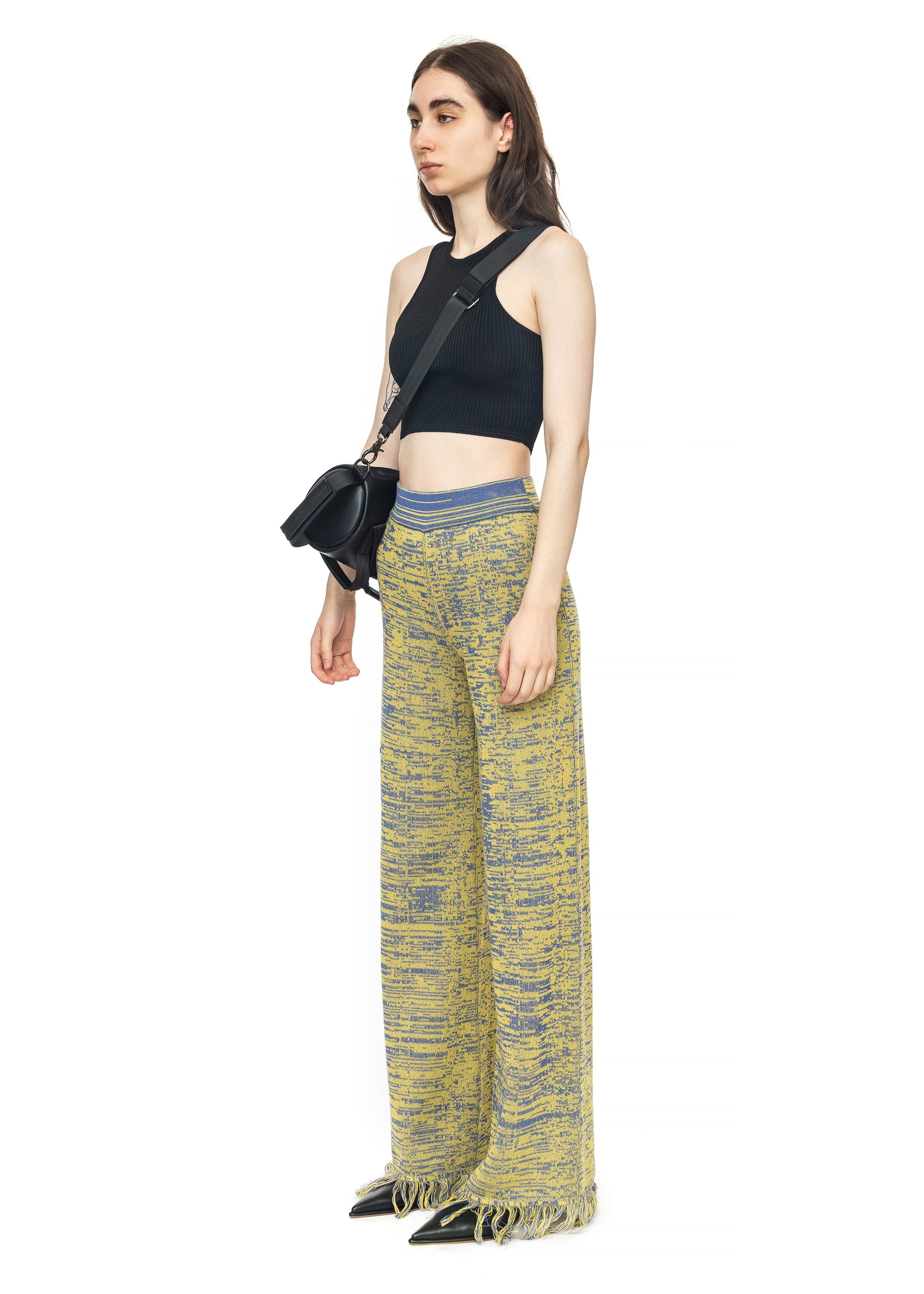 Knit Pants with Fringes UA image