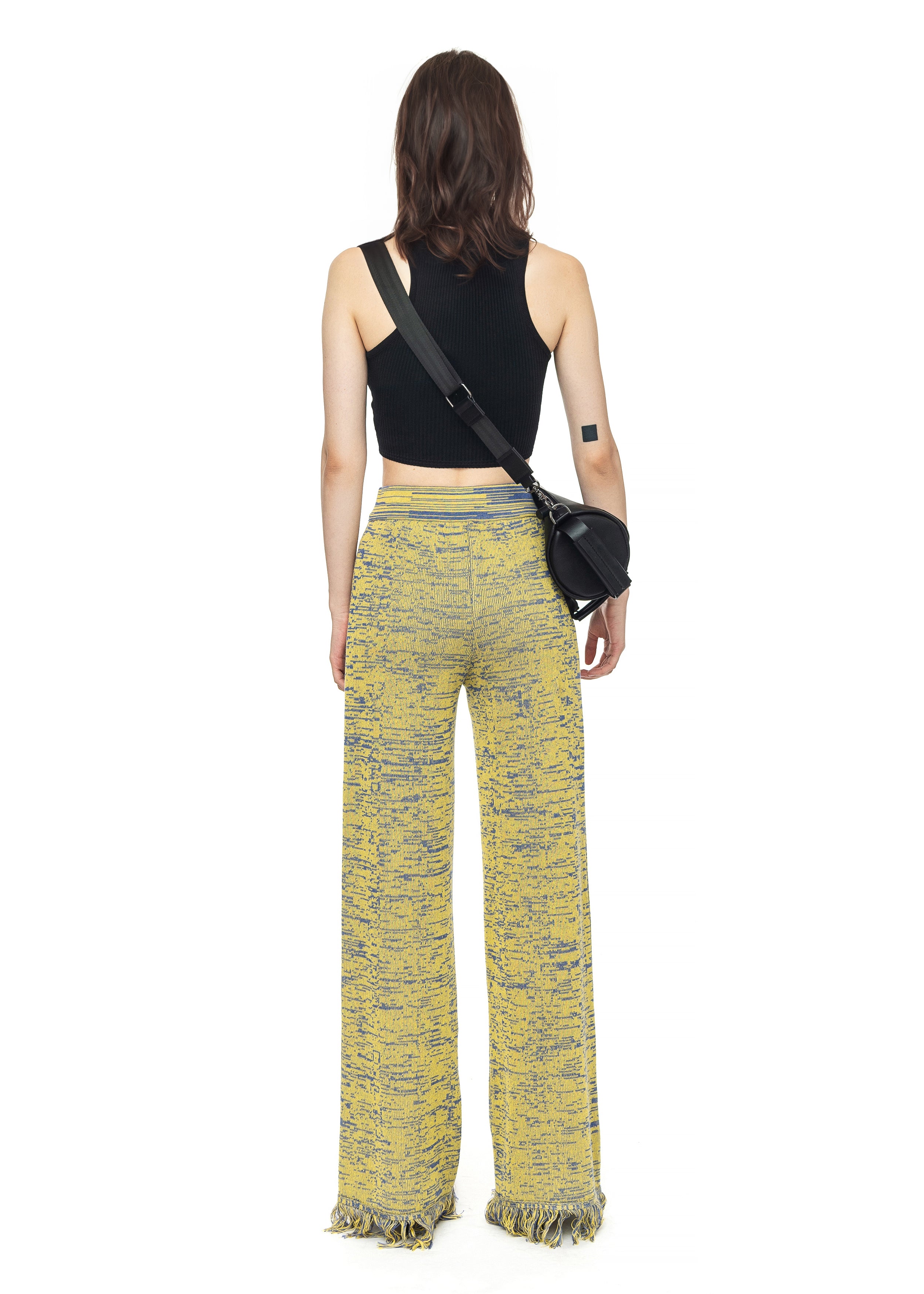Knit Pants with Fringes UA image