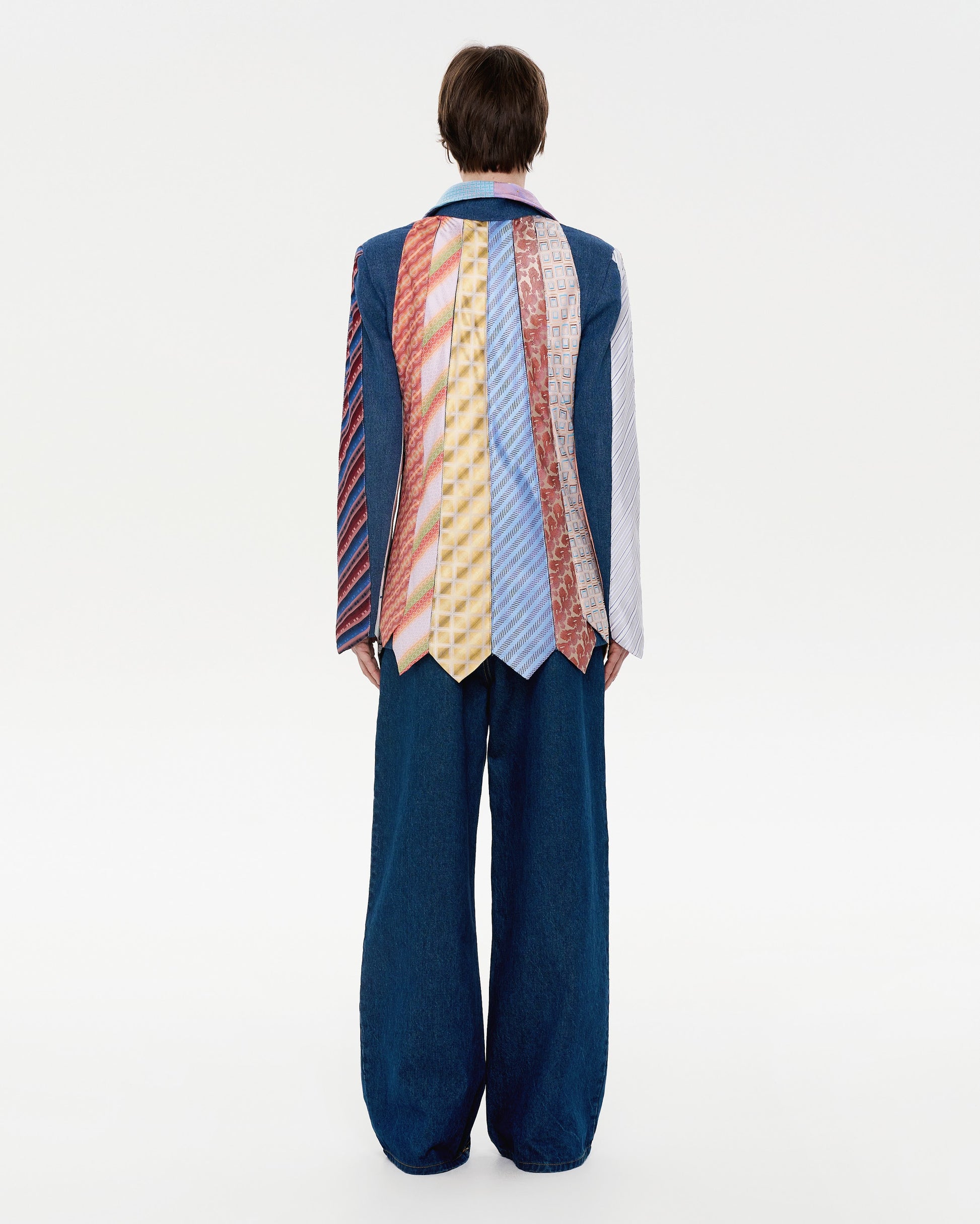 Buy Tie-Madness Blazer – Outerwear by Ksenia Schnaider | Ethical & Sustainable Fashion
