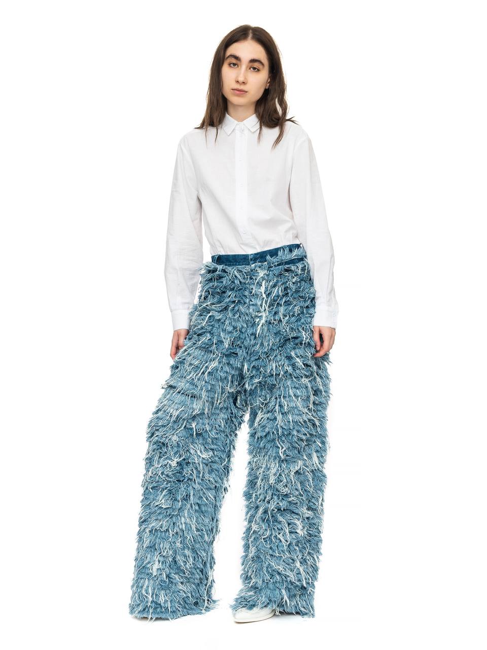 Wide Fur Jeans image