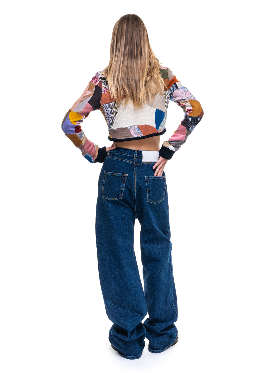 Low Rise Wide Jeans image