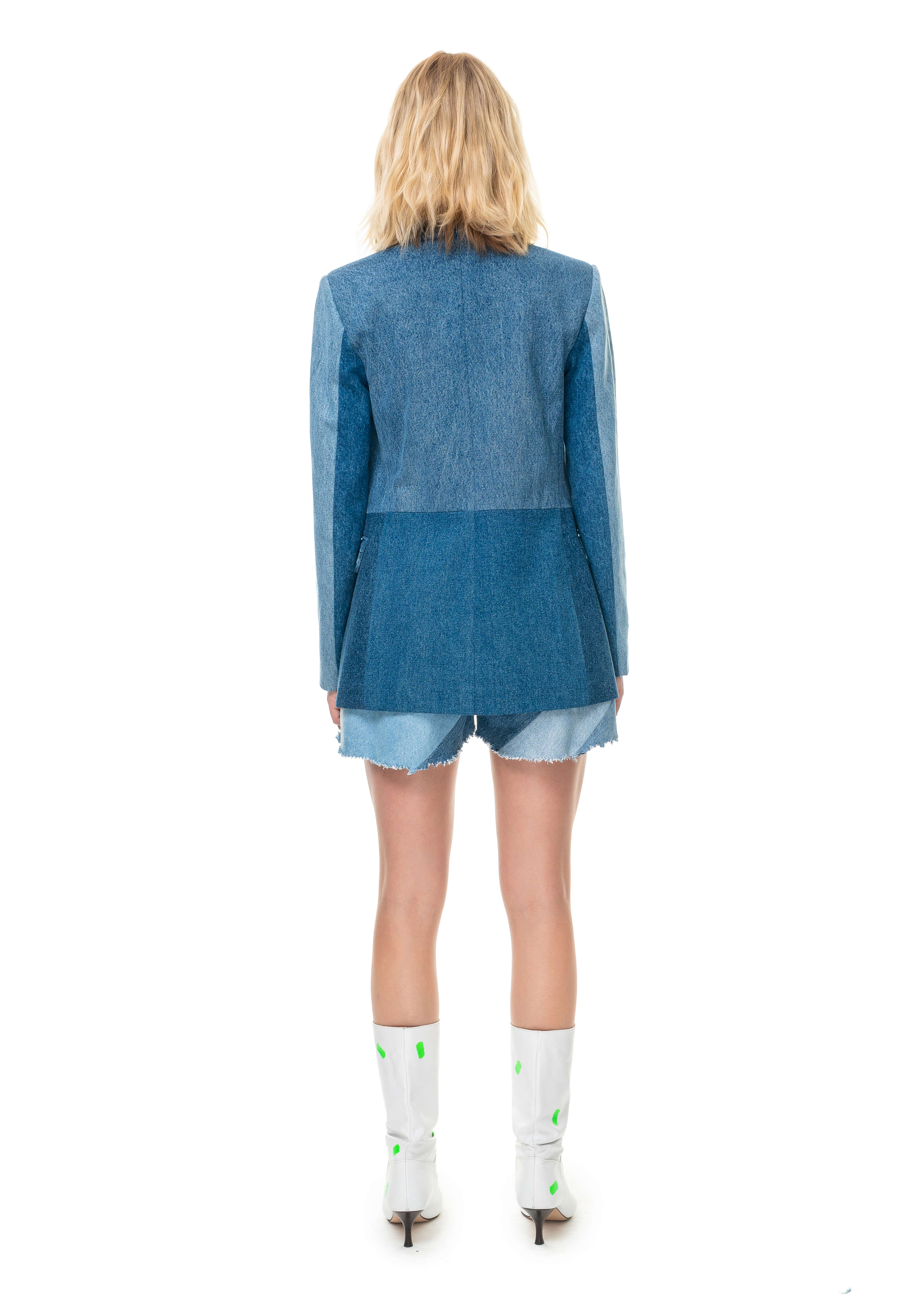 Reworked Denim Blazer image