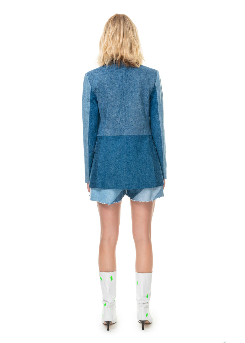 Reworked Denim Blazer image