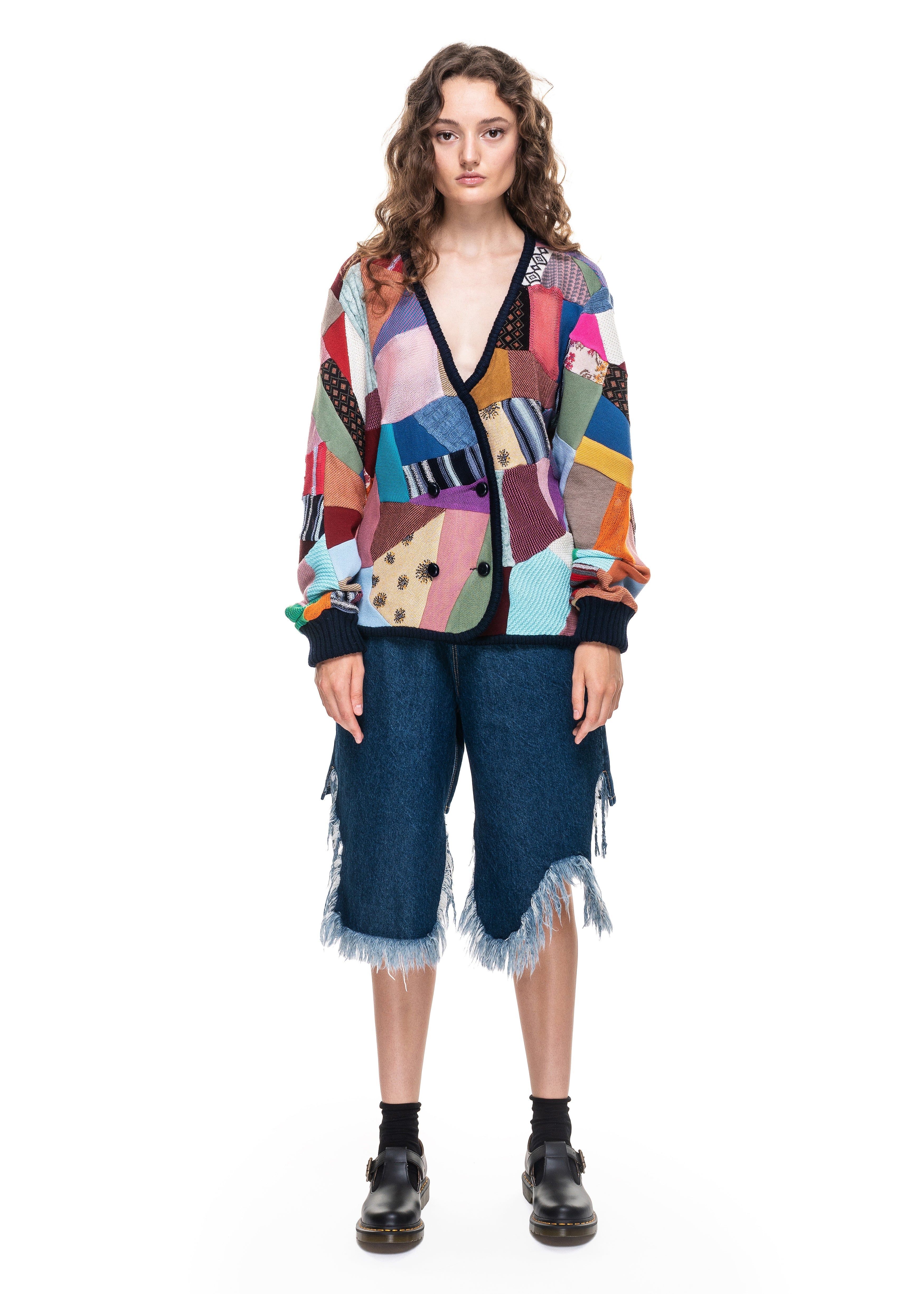 Long Patchwork Cardigan image