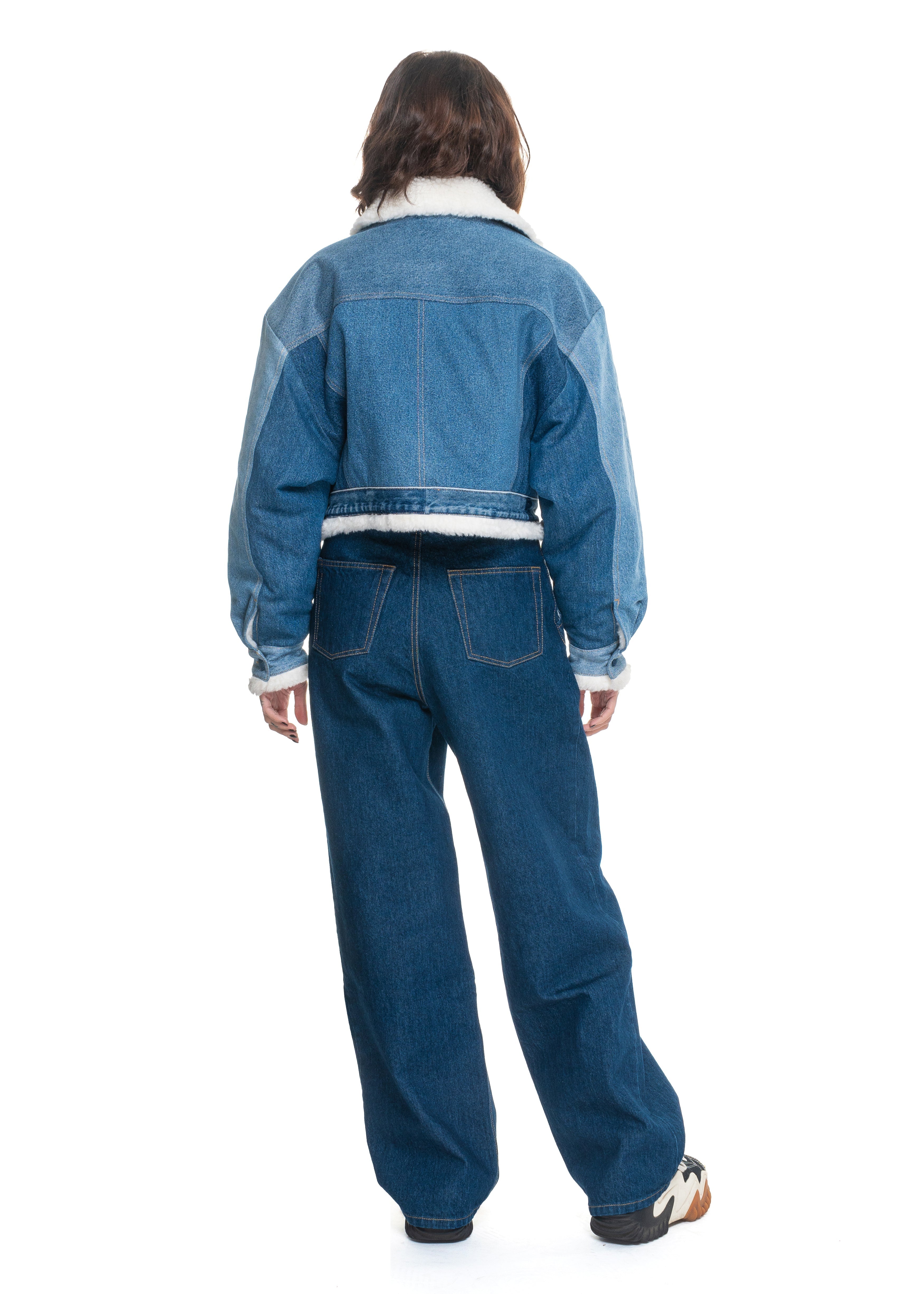 Reworked Denim Winter Jacket image