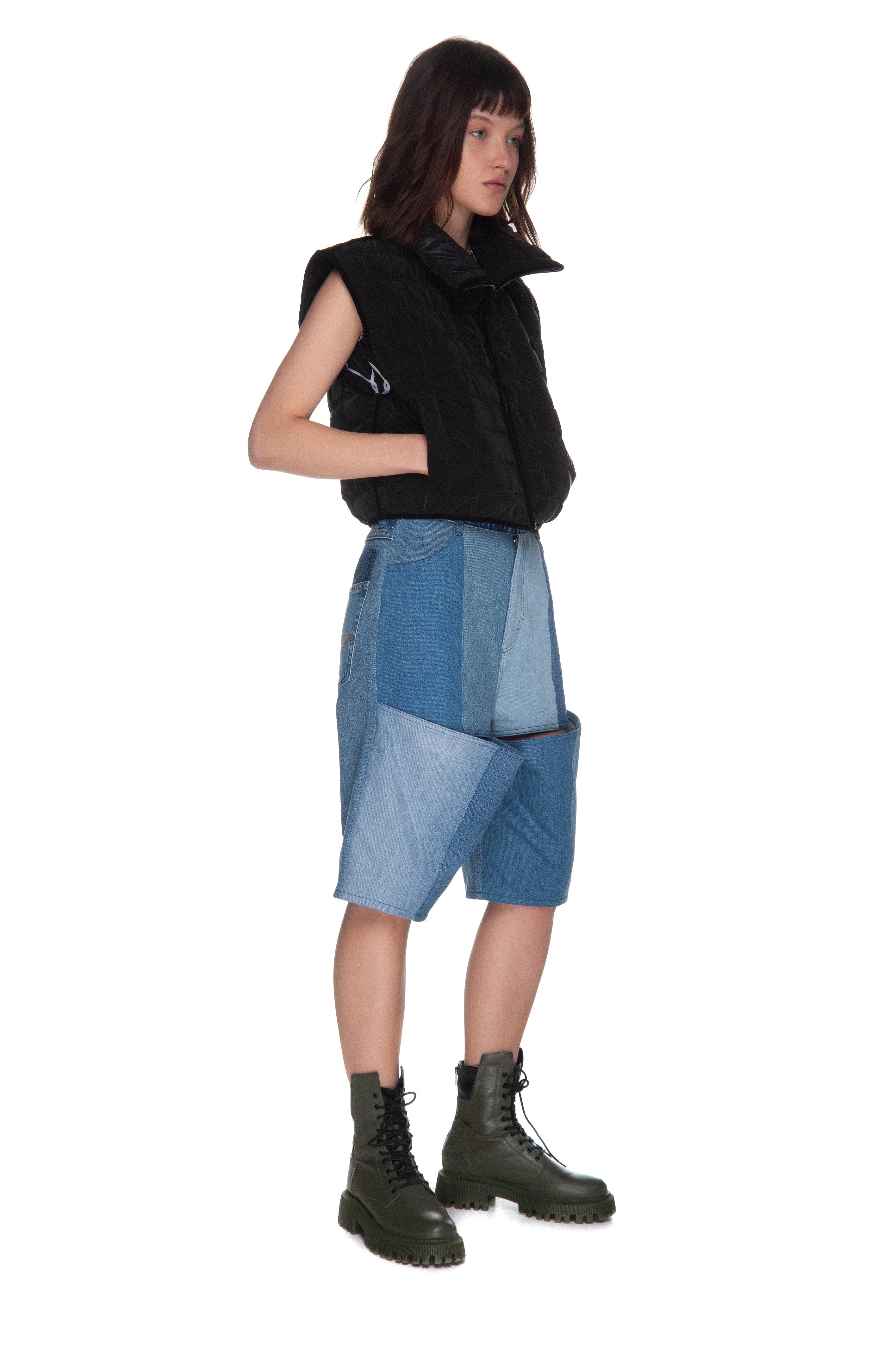 Reworked Patchwork Wader Shorts image