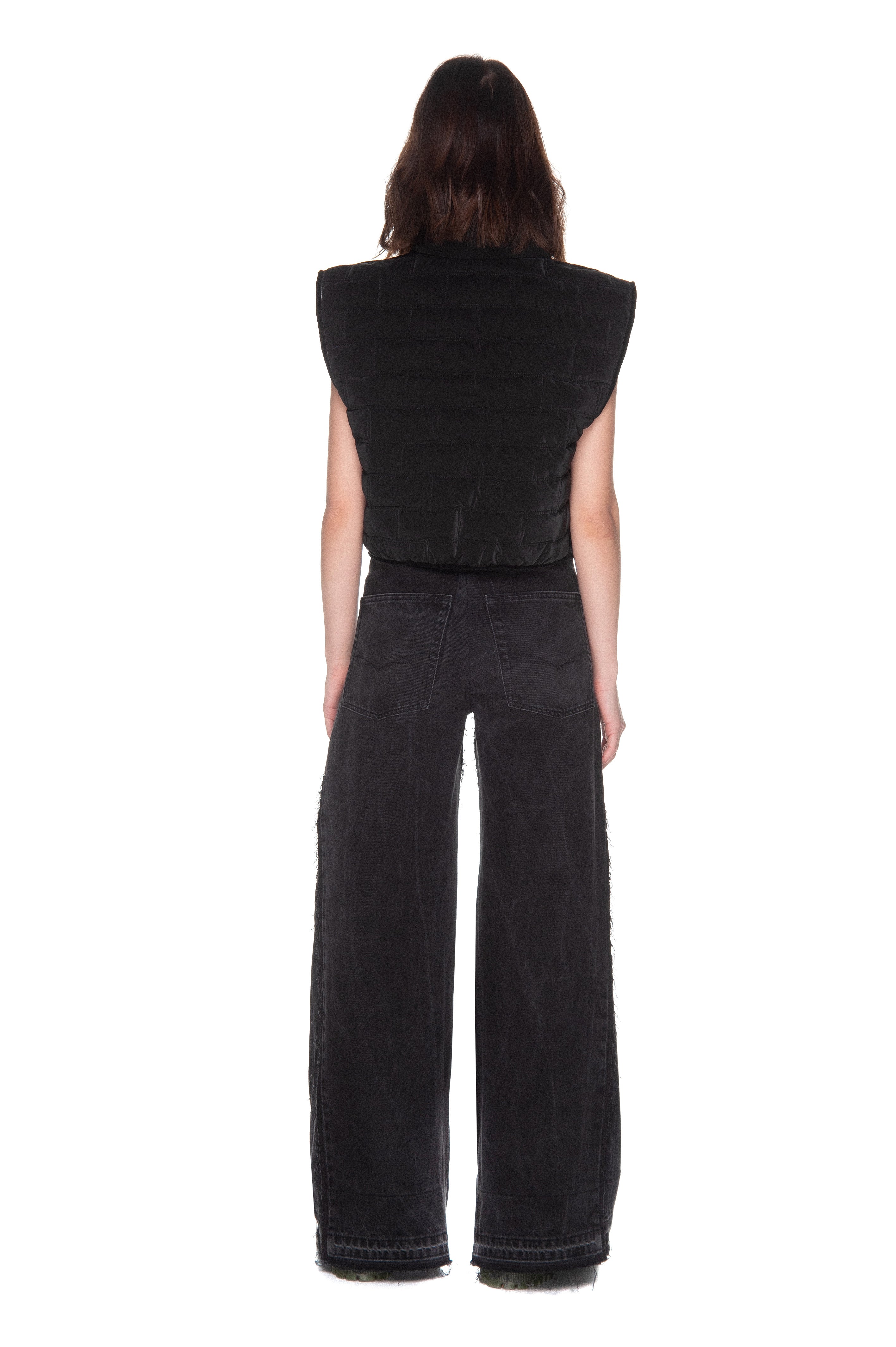 3d Quilted Oversized Vest image