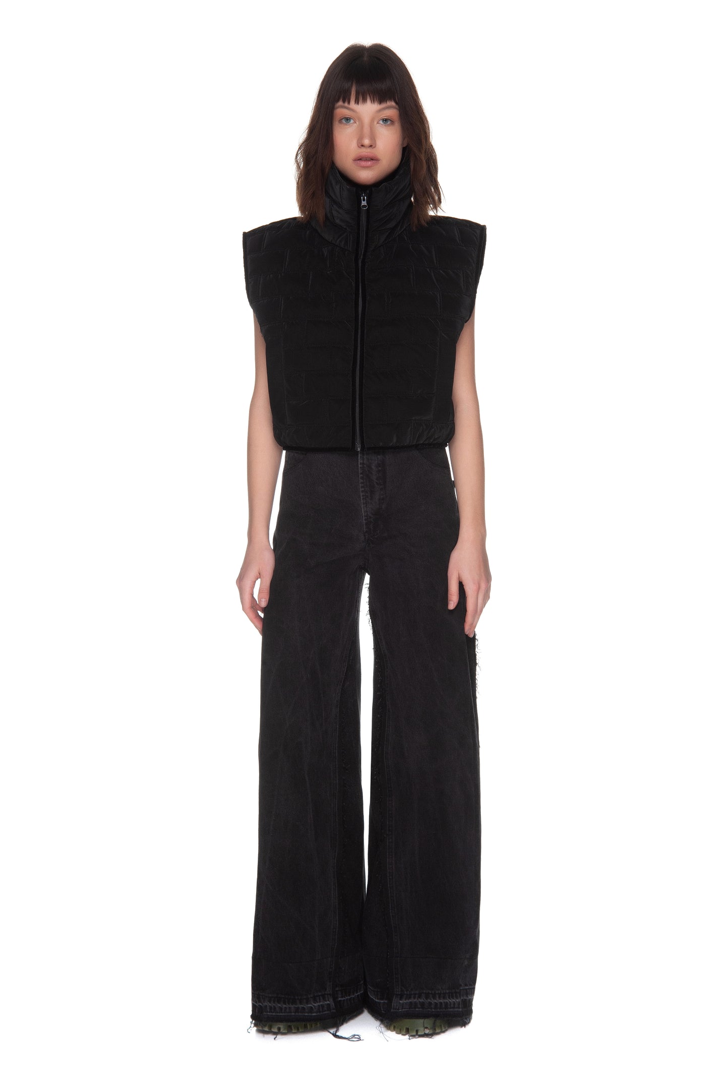 3d Quilted Oversized Vest image