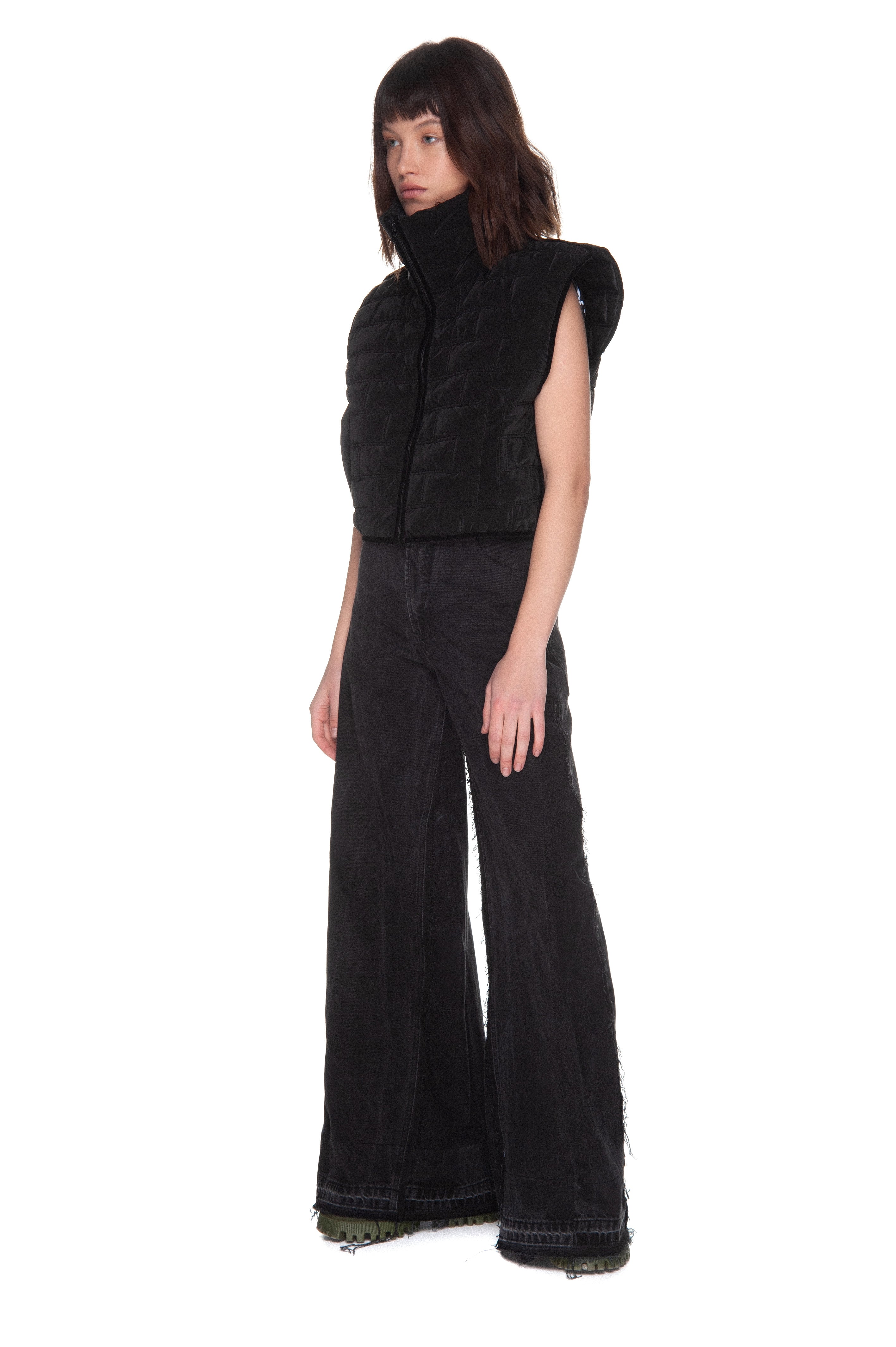 3d Quilted Oversized Vest image