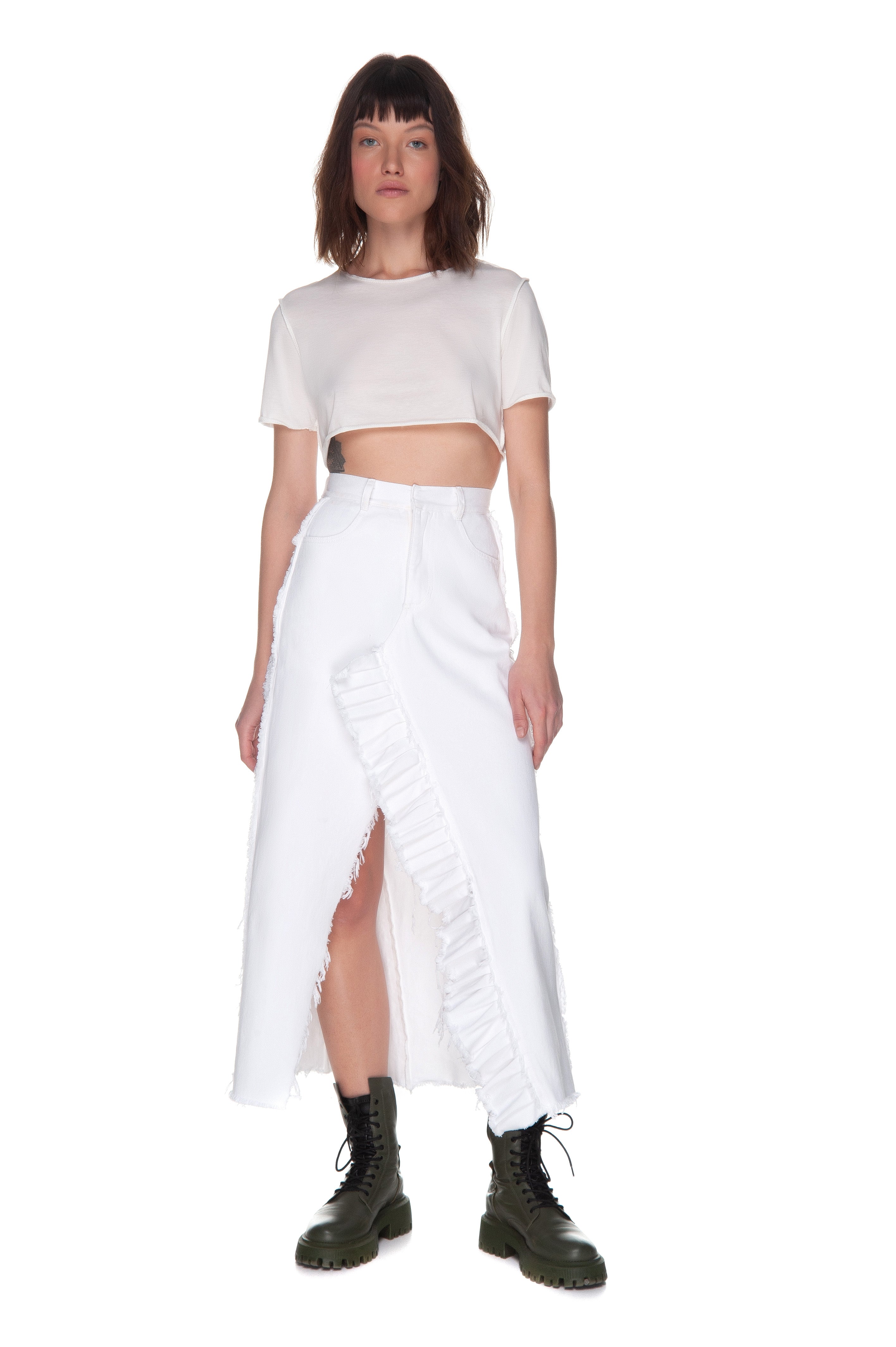 Maxi Skirt with Ruffles image