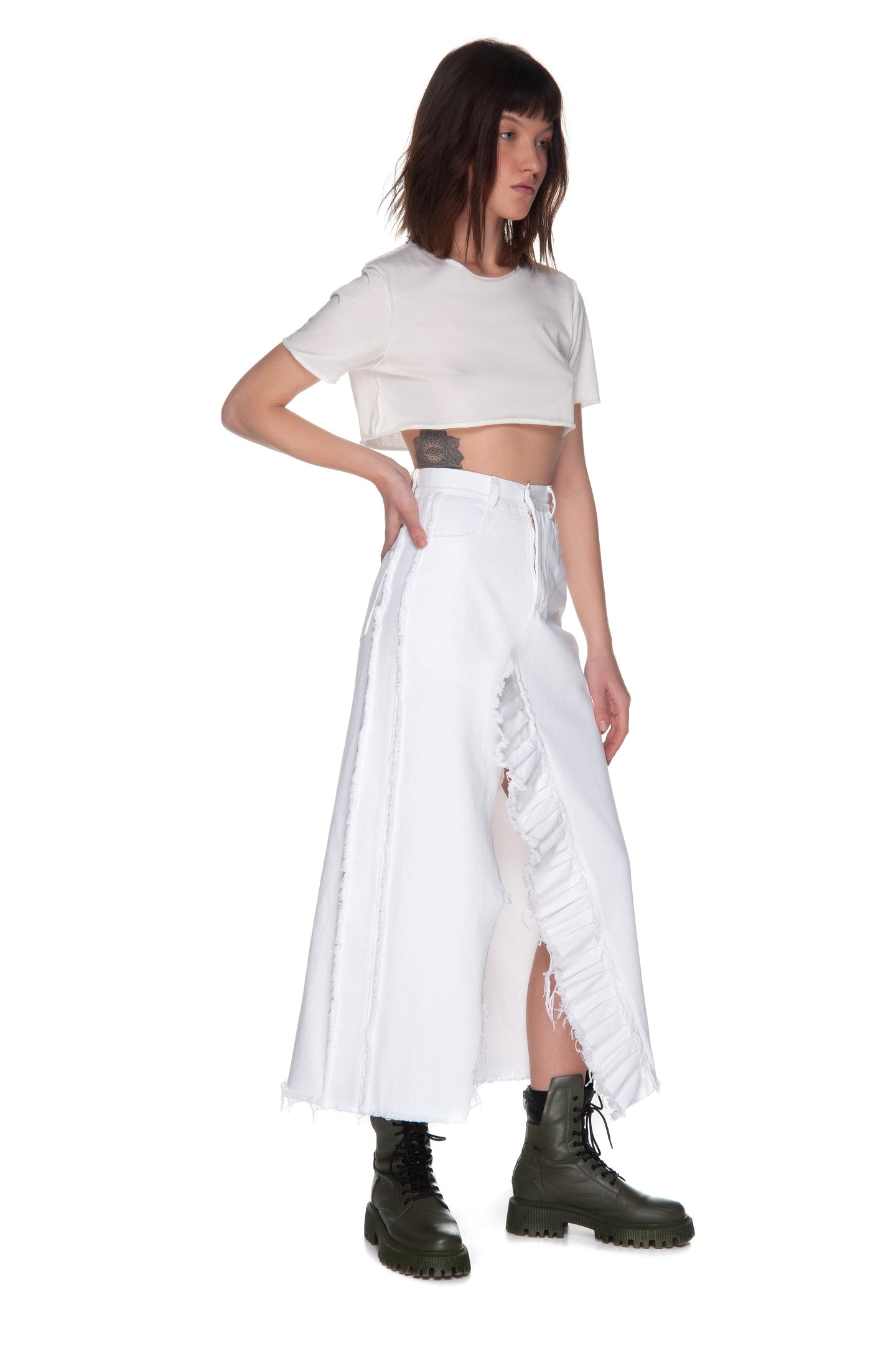 Maxi Skirt with Ruffles image