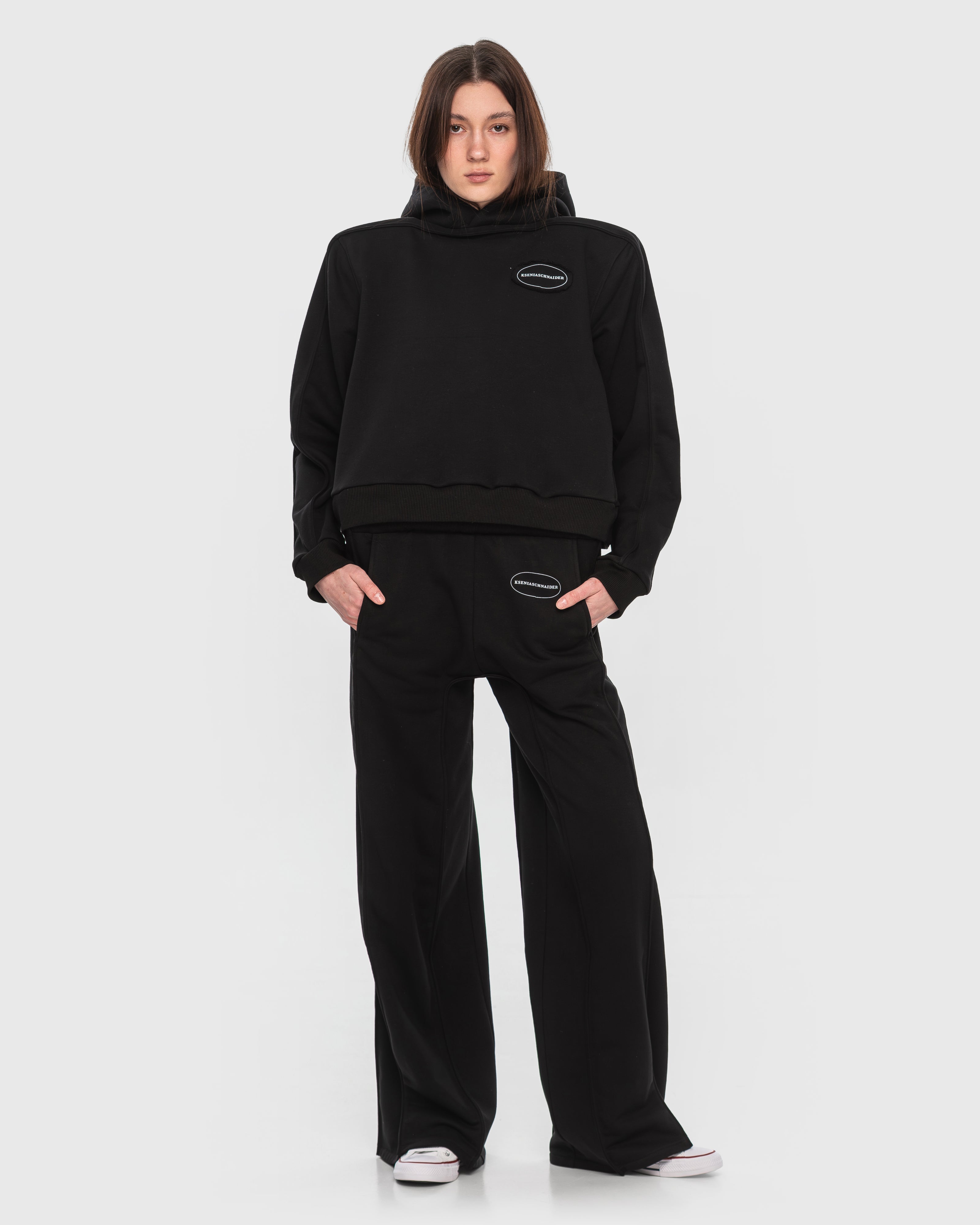 OUAT BLACK SQUARE HOODIE Mサイズ Square Hoodie - KSENIASCHNAIDER