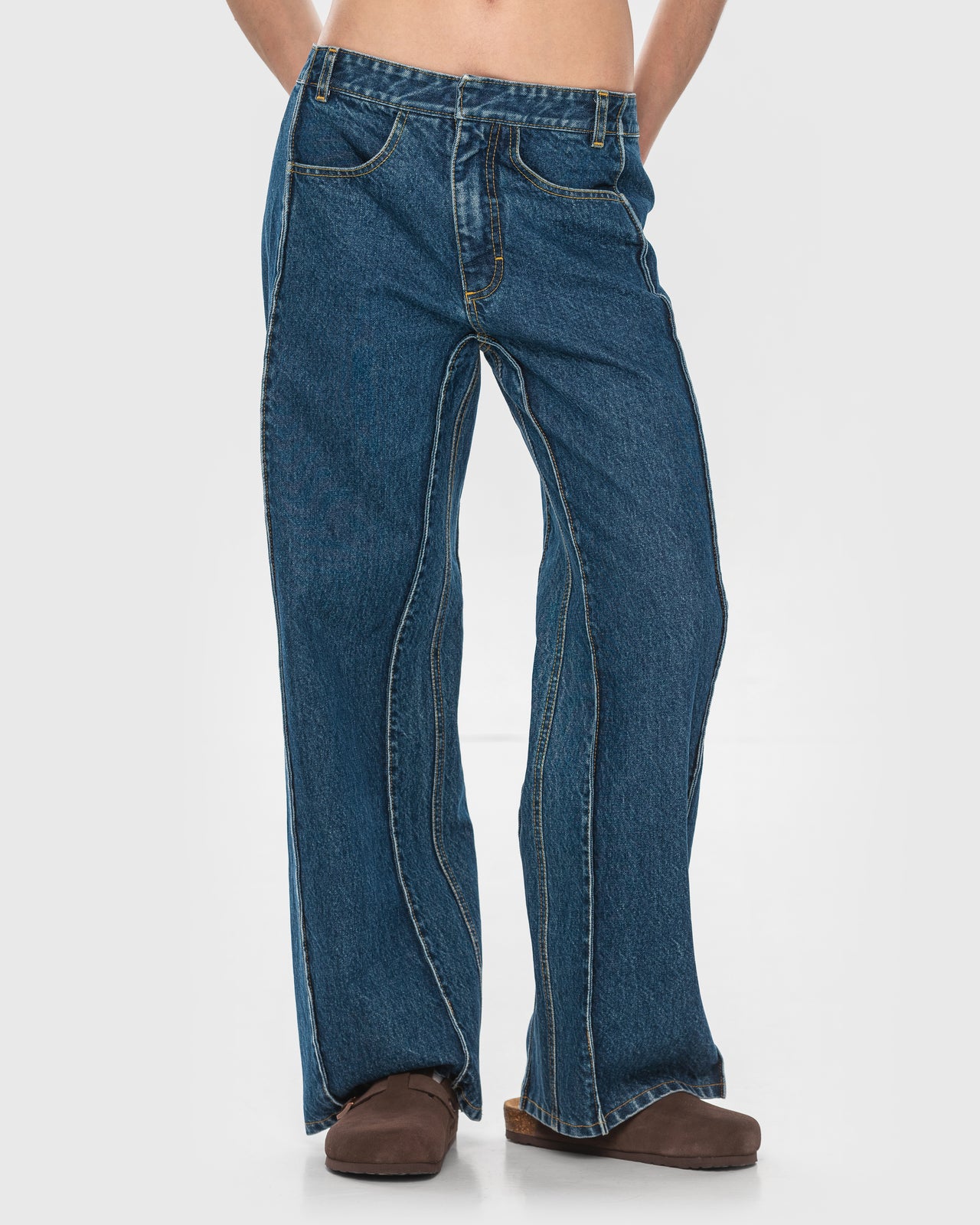 Buy Adjusted Square Jeans – by Ksenia Schnaider | Ethical & Sustainable Fashion