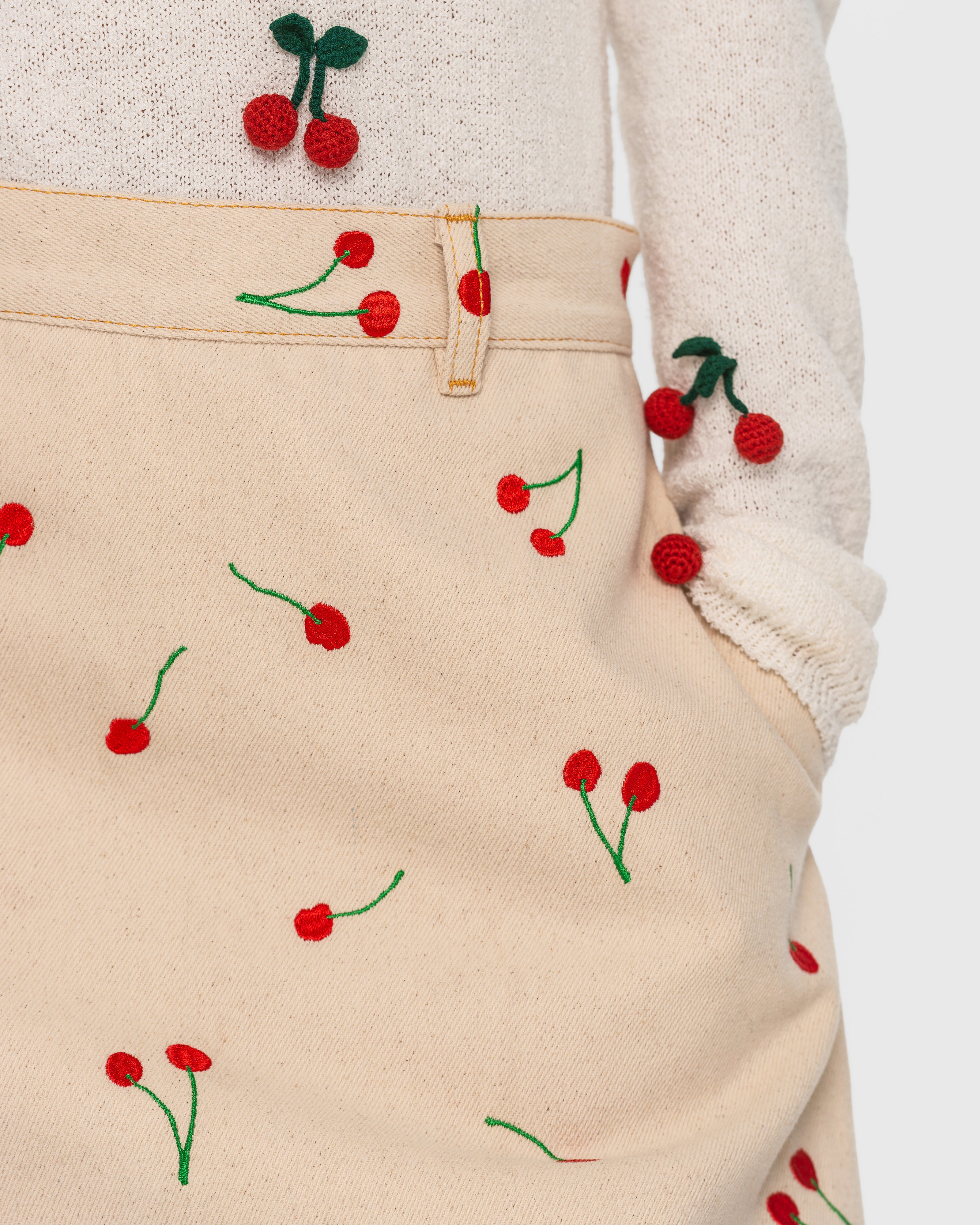 Knitted Cherry Longsleeve - KSENIASCHNAIDER