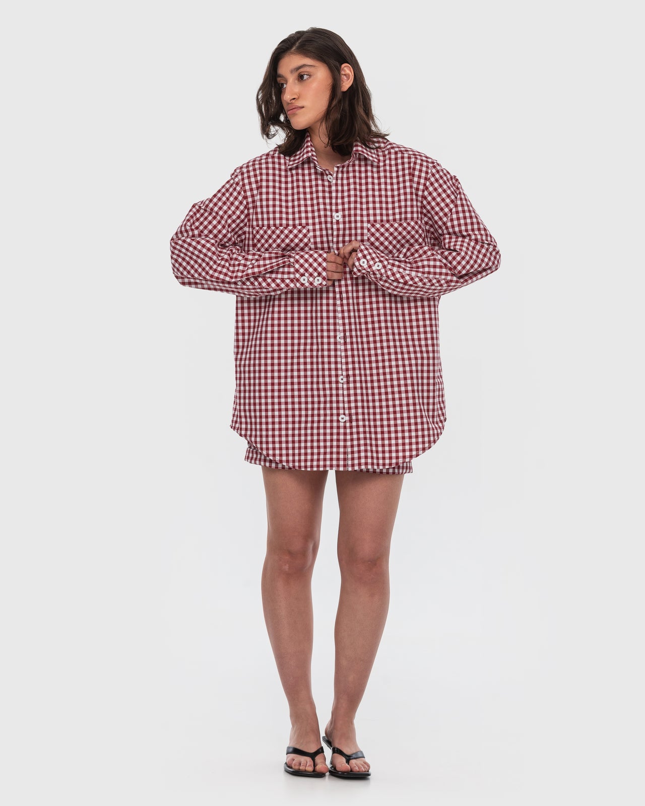 Buy Checkered Shirt – Tops by Ksenia Schnaider | Ethical & Sustainable Fashion