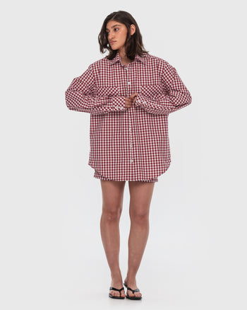 Buy Checkered Shirt – Tops by Ksenia Schnaider | Ethical & Sustainable Fashion
