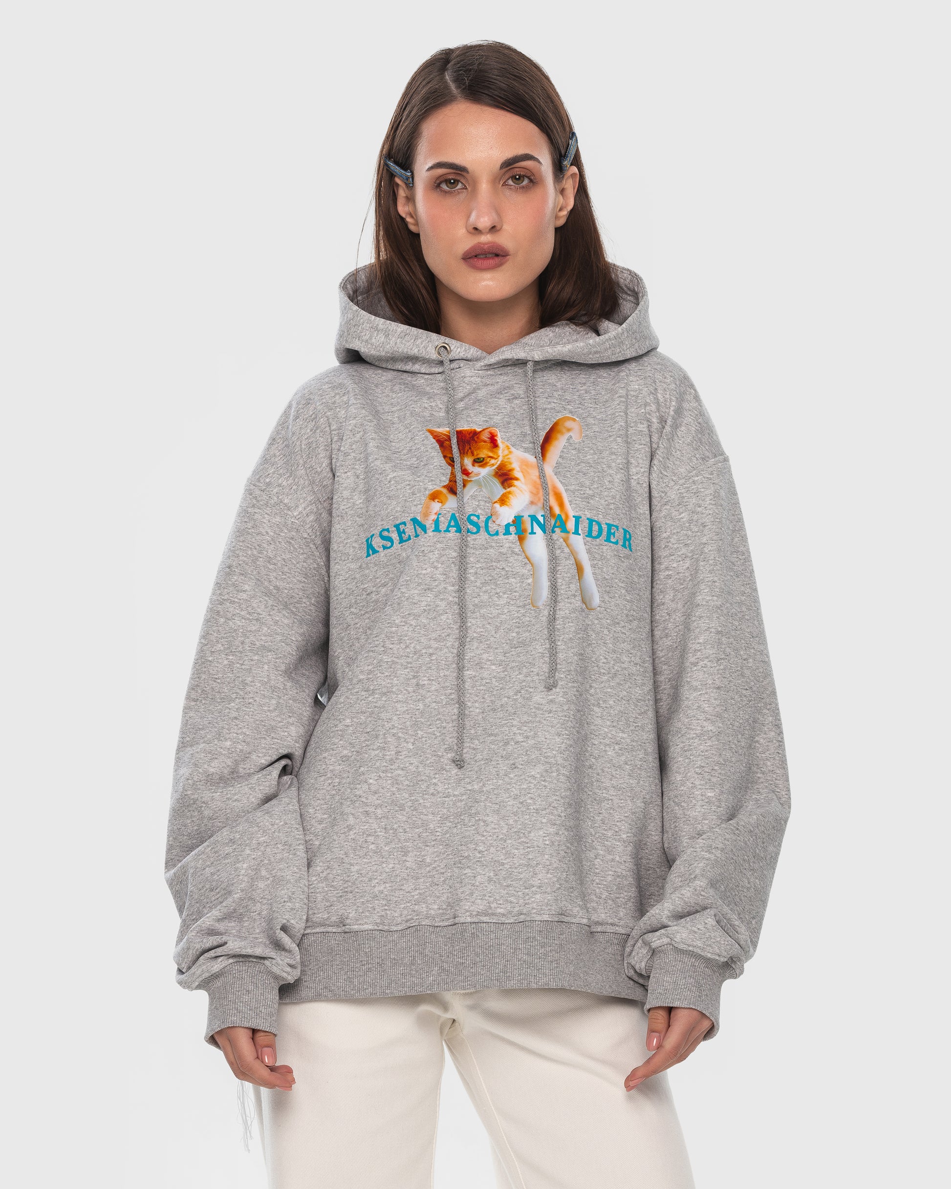 Buy Flying Kitten Hoodie – Tops by Ksenia Schnaider | Ethical & Sustainable Fashion