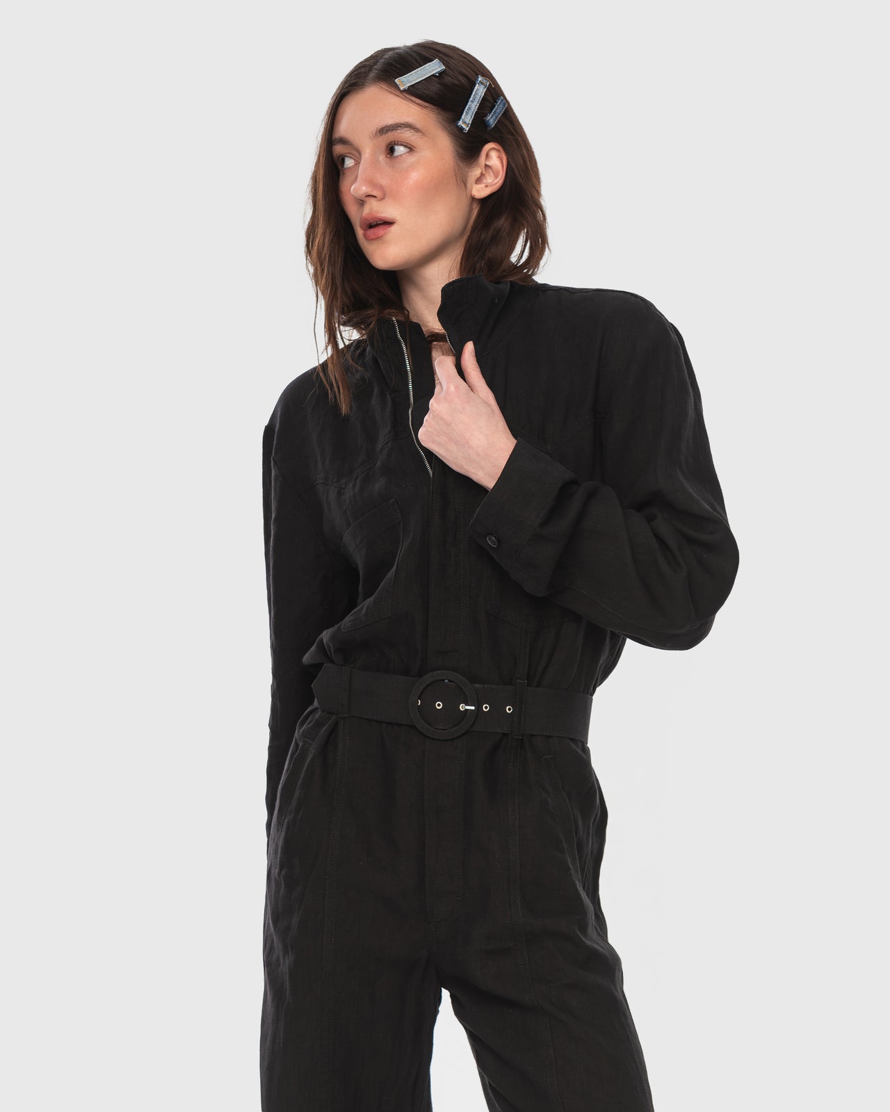 Buy Linen Elvis Overall – Dresses by Ksenia Schnaider | Ethical & Sustainable Fashion