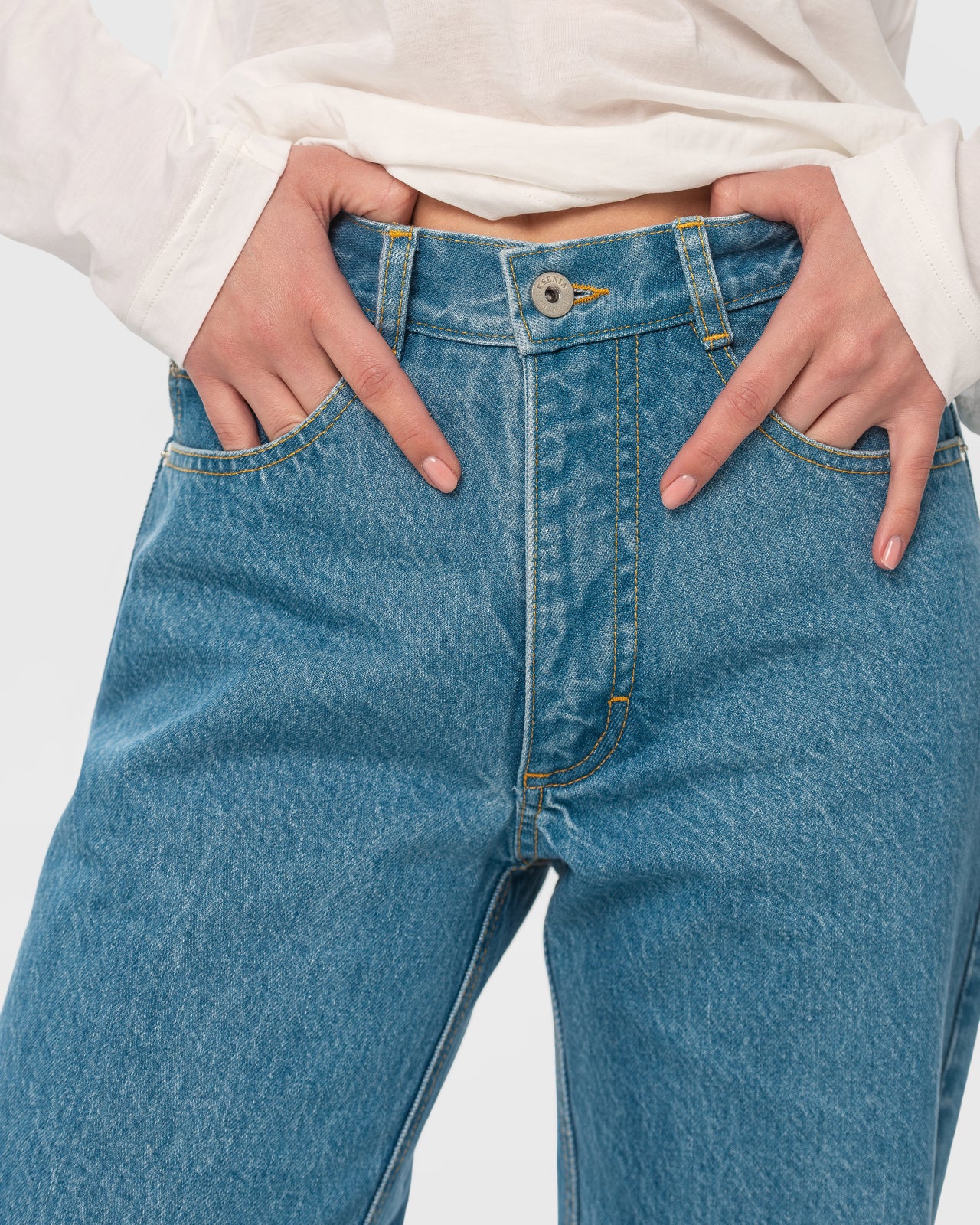 Buy Straight-Leg Jeans – Bottoms by Ksenia Schnaider | Ethical & Sustainable Fashion