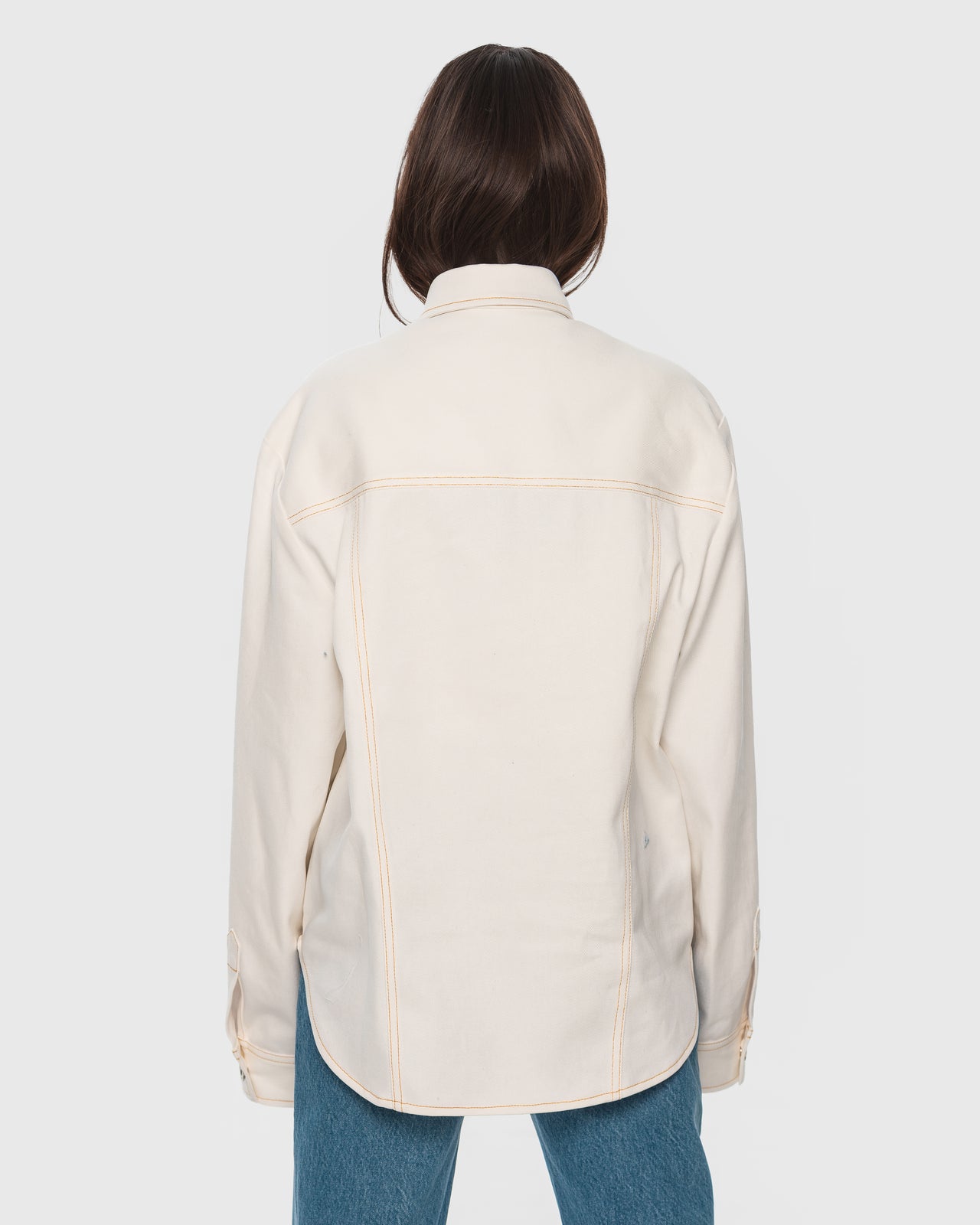 Buy Facing Denim Shirt – Tops by Ksenia Schnaider | Ethical & Sustainable Fashion