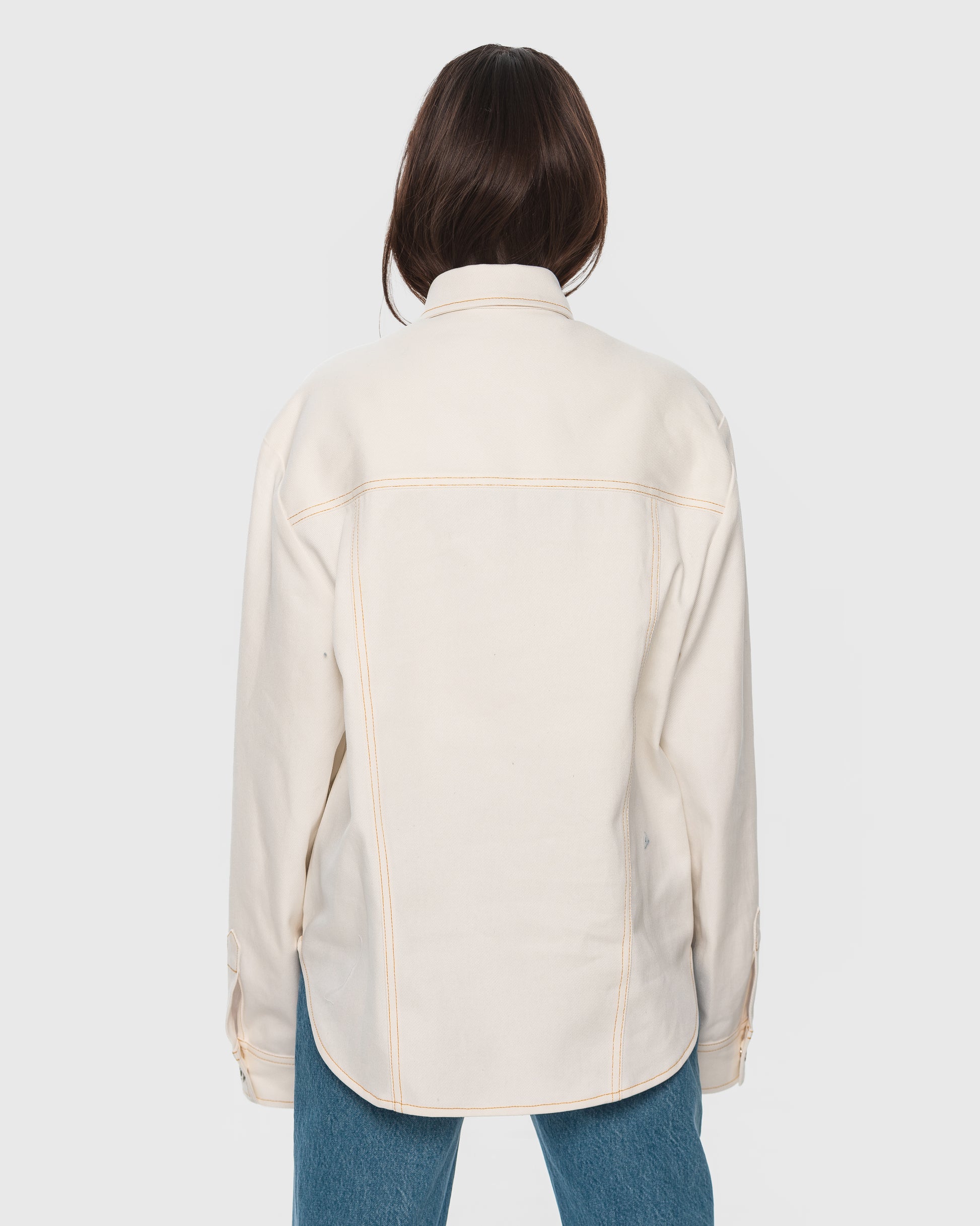 Buy Facing Denim Shirt – Tops by Ksenia Schnaider | Ethical & Sustainable Fashion