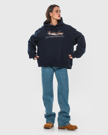 Buy Flying Kitten Hoodie – Tops by Ksenia Schnaider | Ethical & Sustainable Fashion