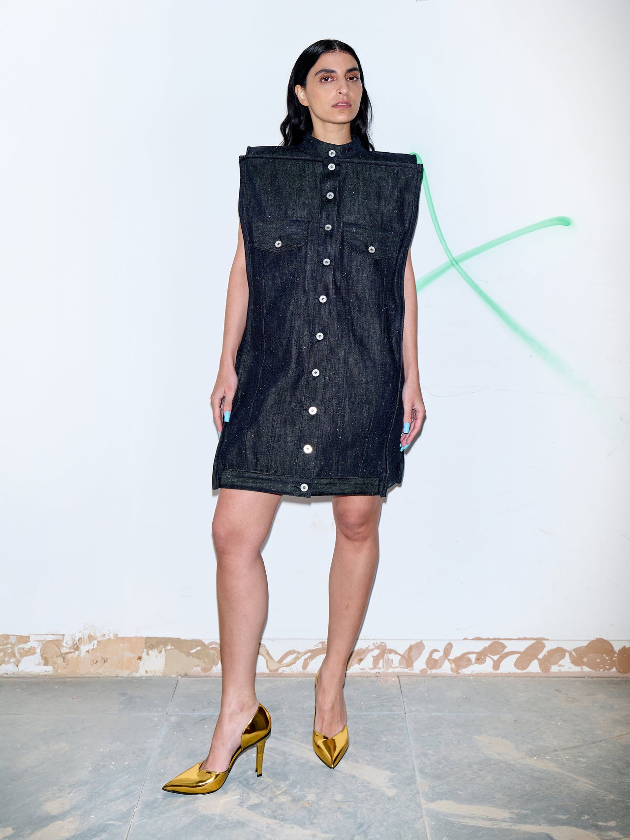 Buy Square Long Vest – by Ksenia Schnaider | Ethical & Sustainable Fashion