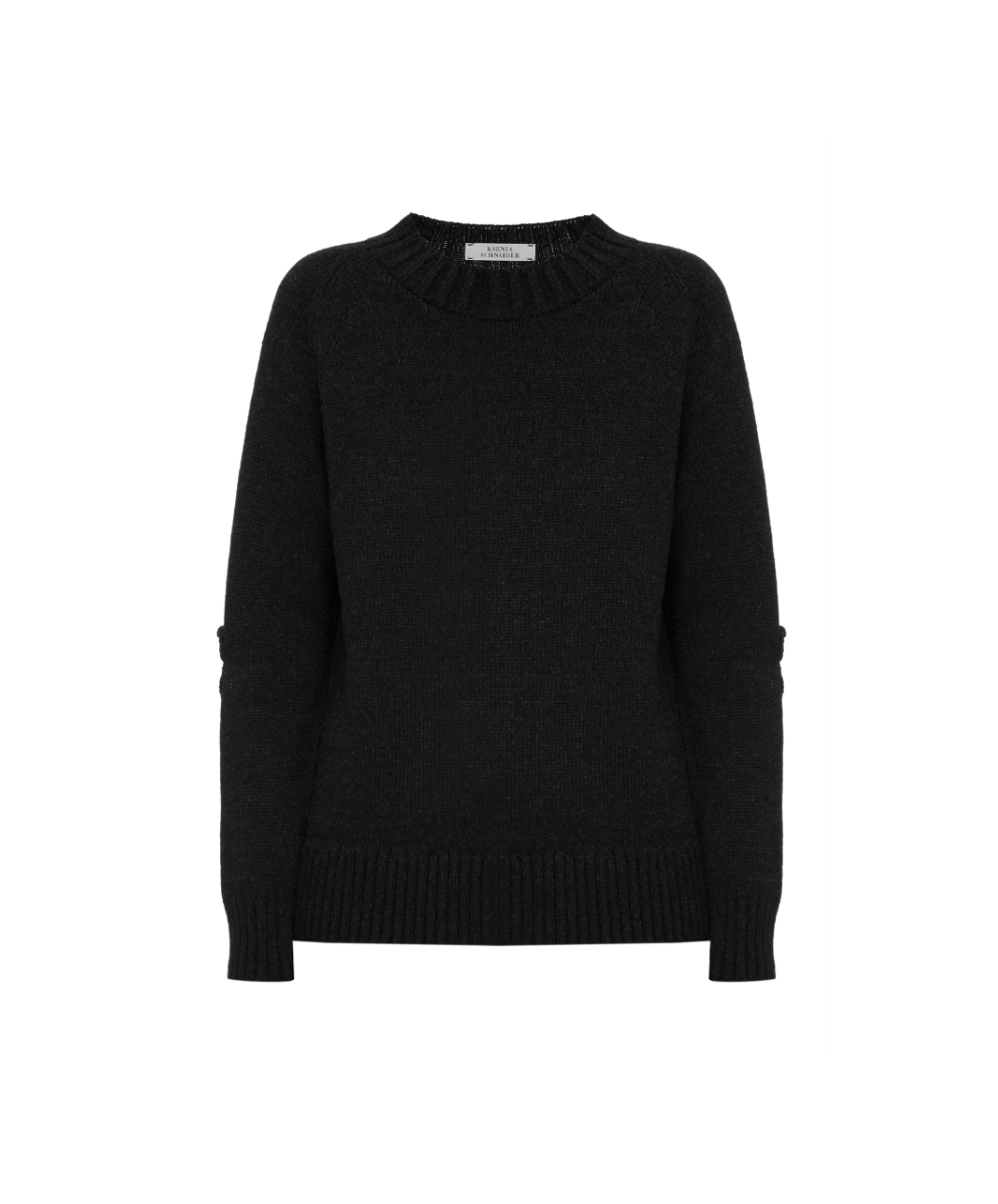 Sweater with Elbow Cuts image