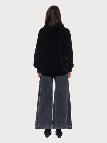 Buy Velour Сorruption Hoodie – Tops by Ksenia Schnaider | Ethical & Sustainable Fashion